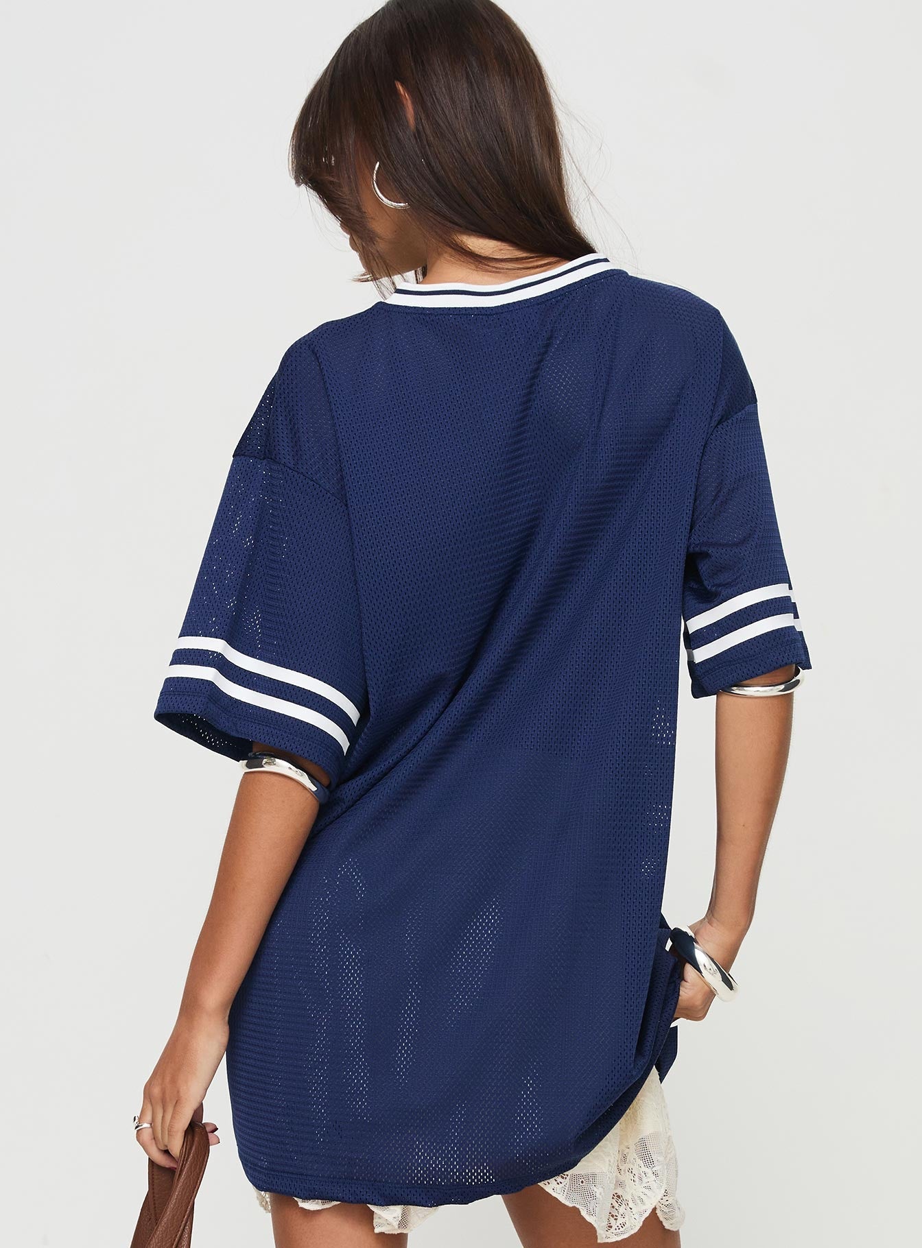 Michail Jersey Dress Navy - women's dress by Ellevoria - view 5