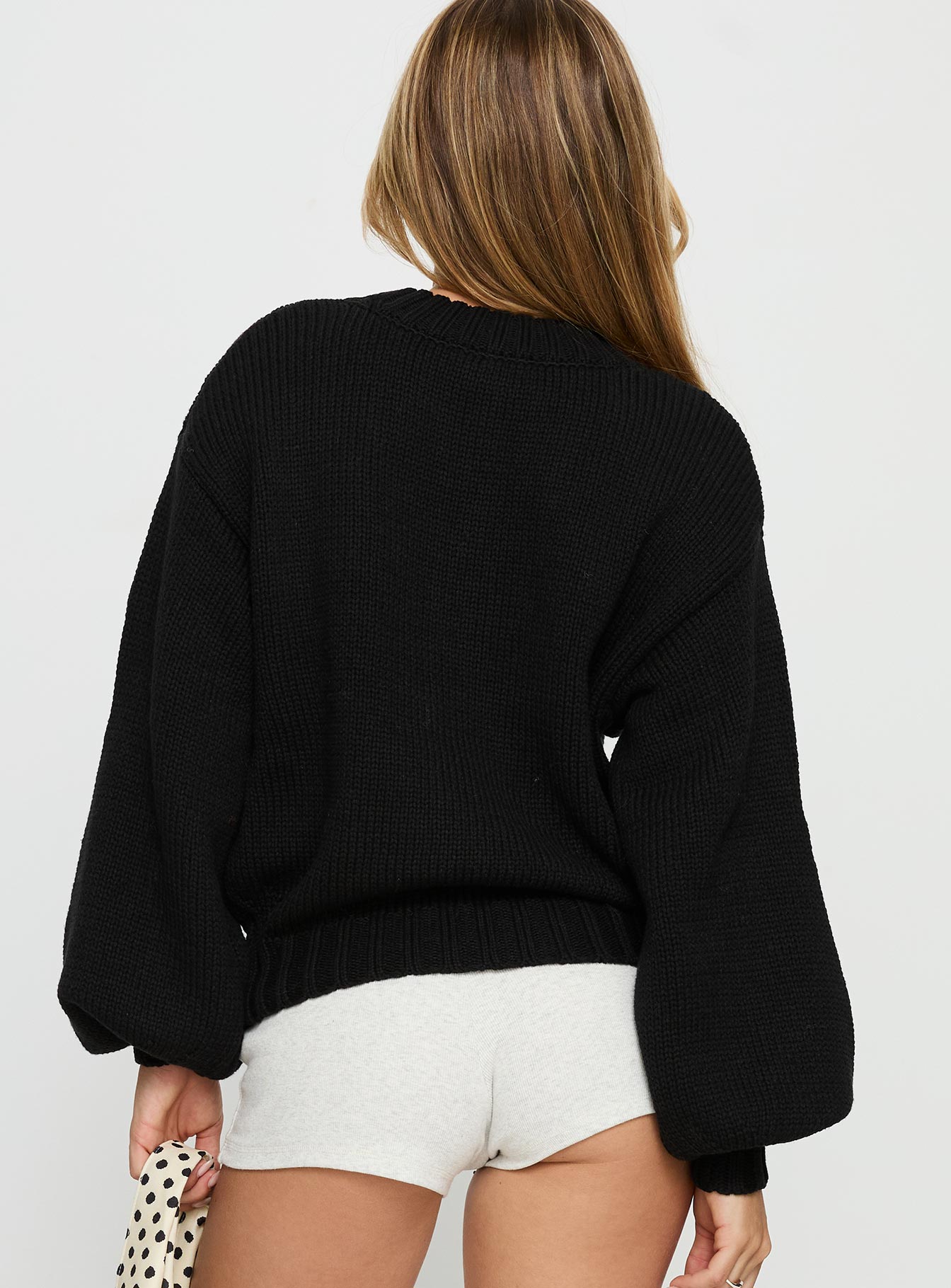 Edern Cardigan Black women's sweater by Ellevoria