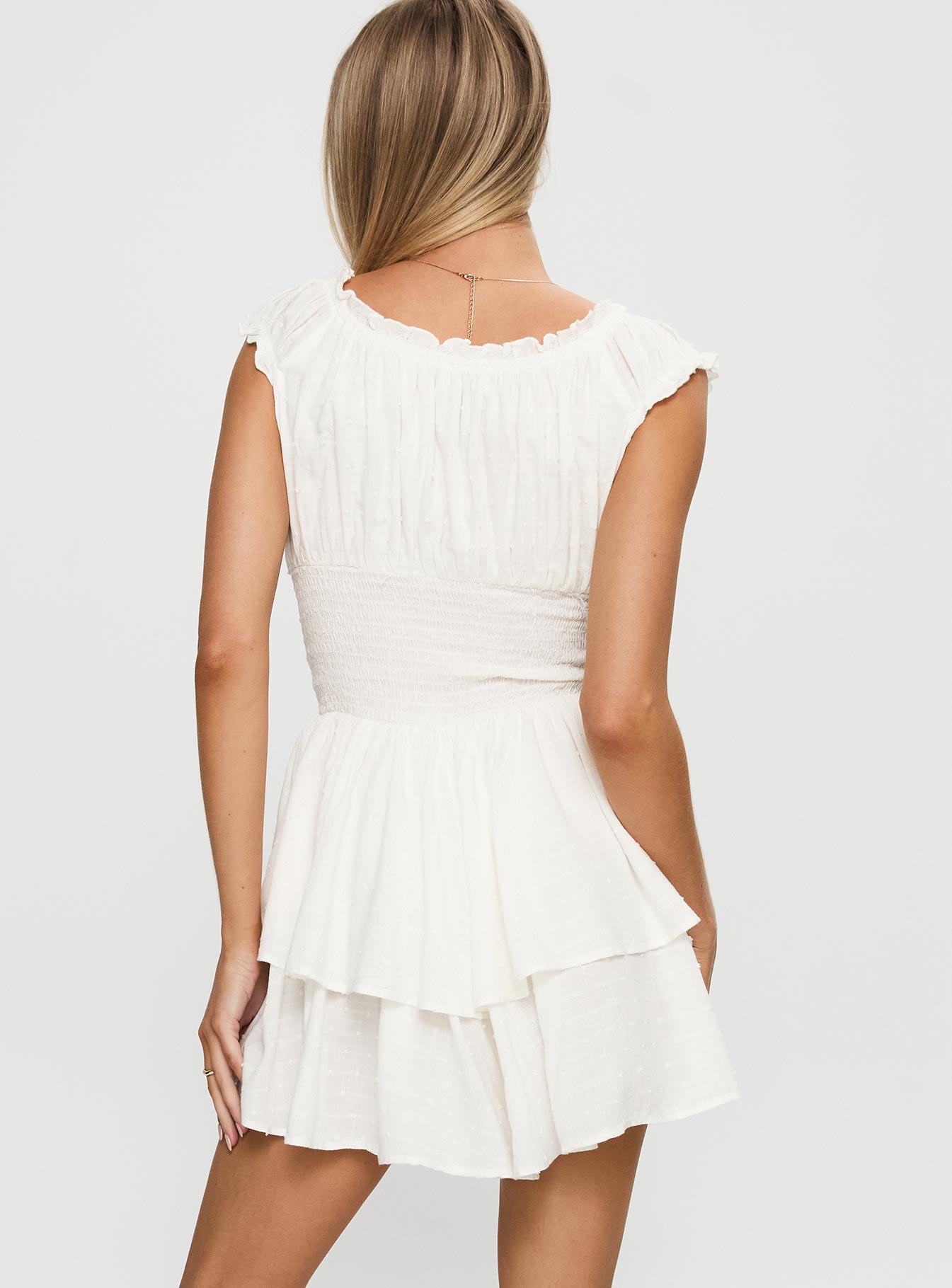 The Love Galore Romper White - women's fashion by Ellevoria - view 5