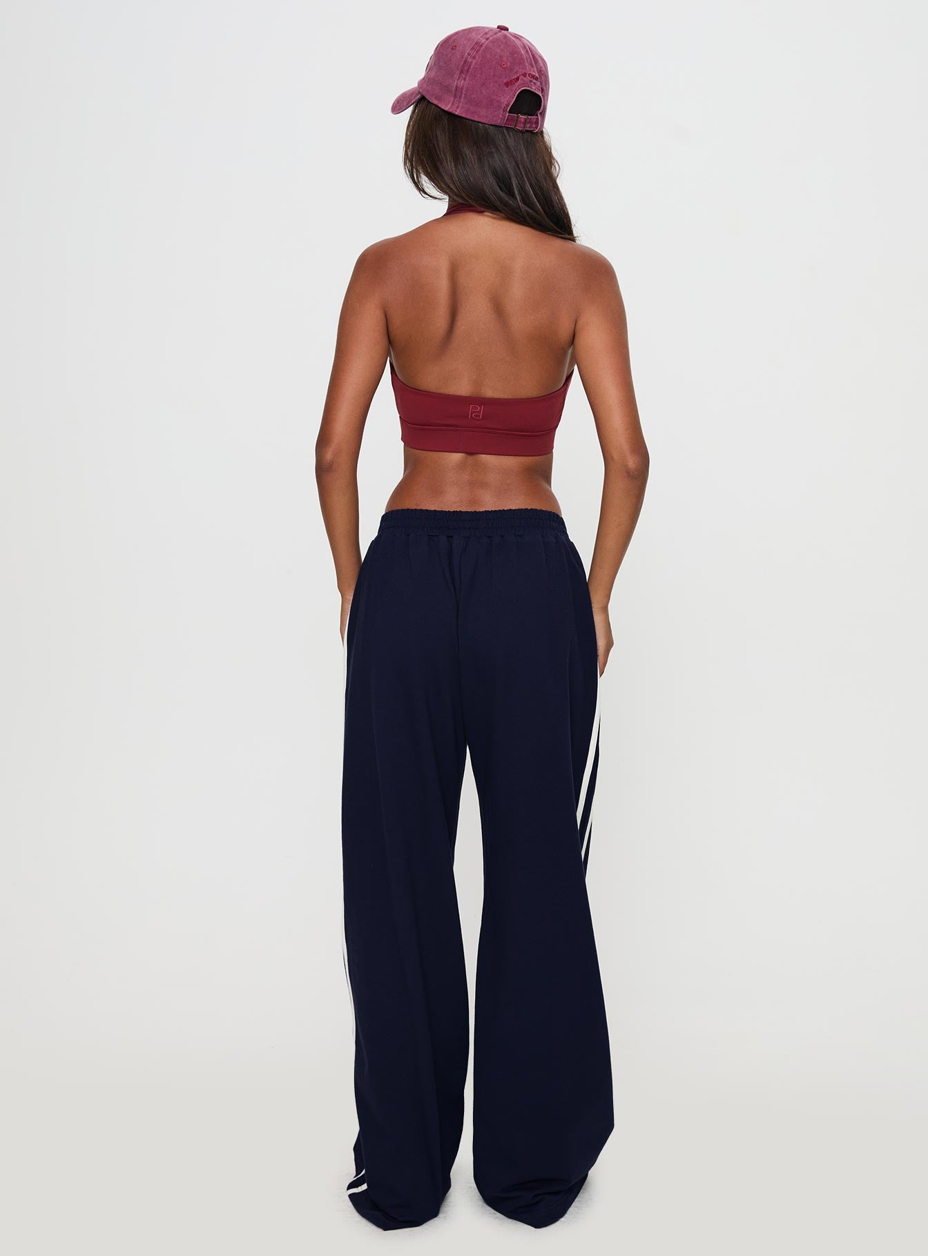 Circuit Track Pants Navy - loose fit women's bottoms by Ellevoria