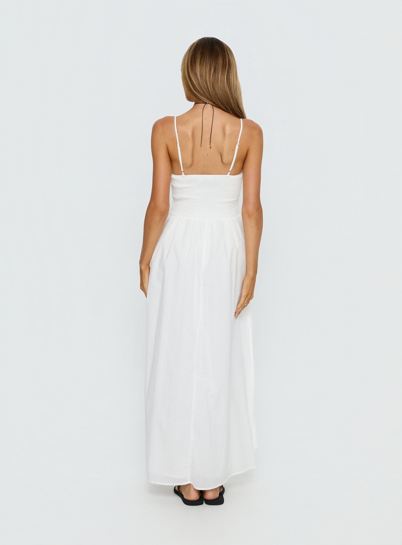 Carys Maxi Dress White - women's maxi dress by Ellevoria - view 5
