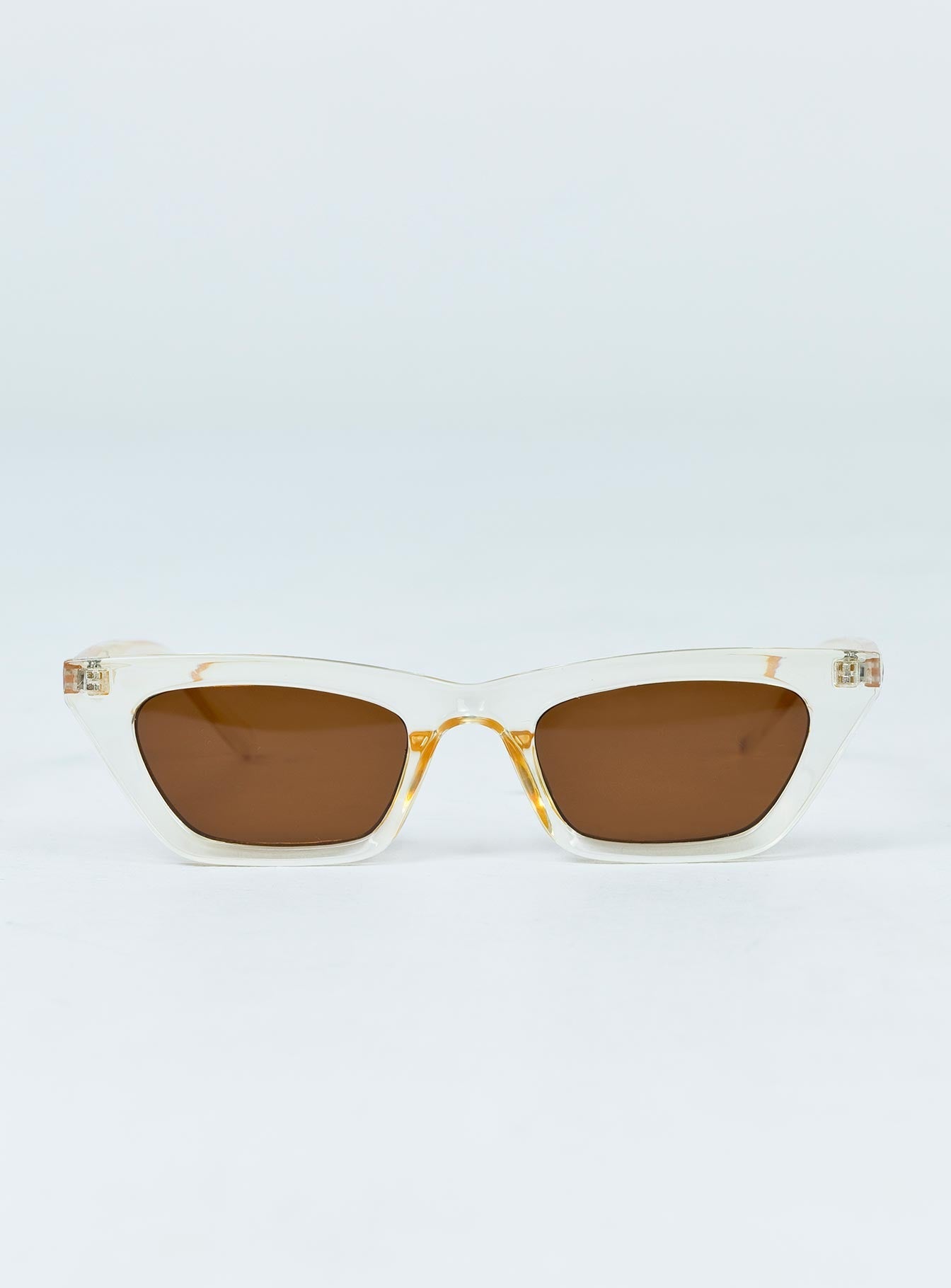 The Octavia Sunglasses Clear women's sunglasses by Ellevoria