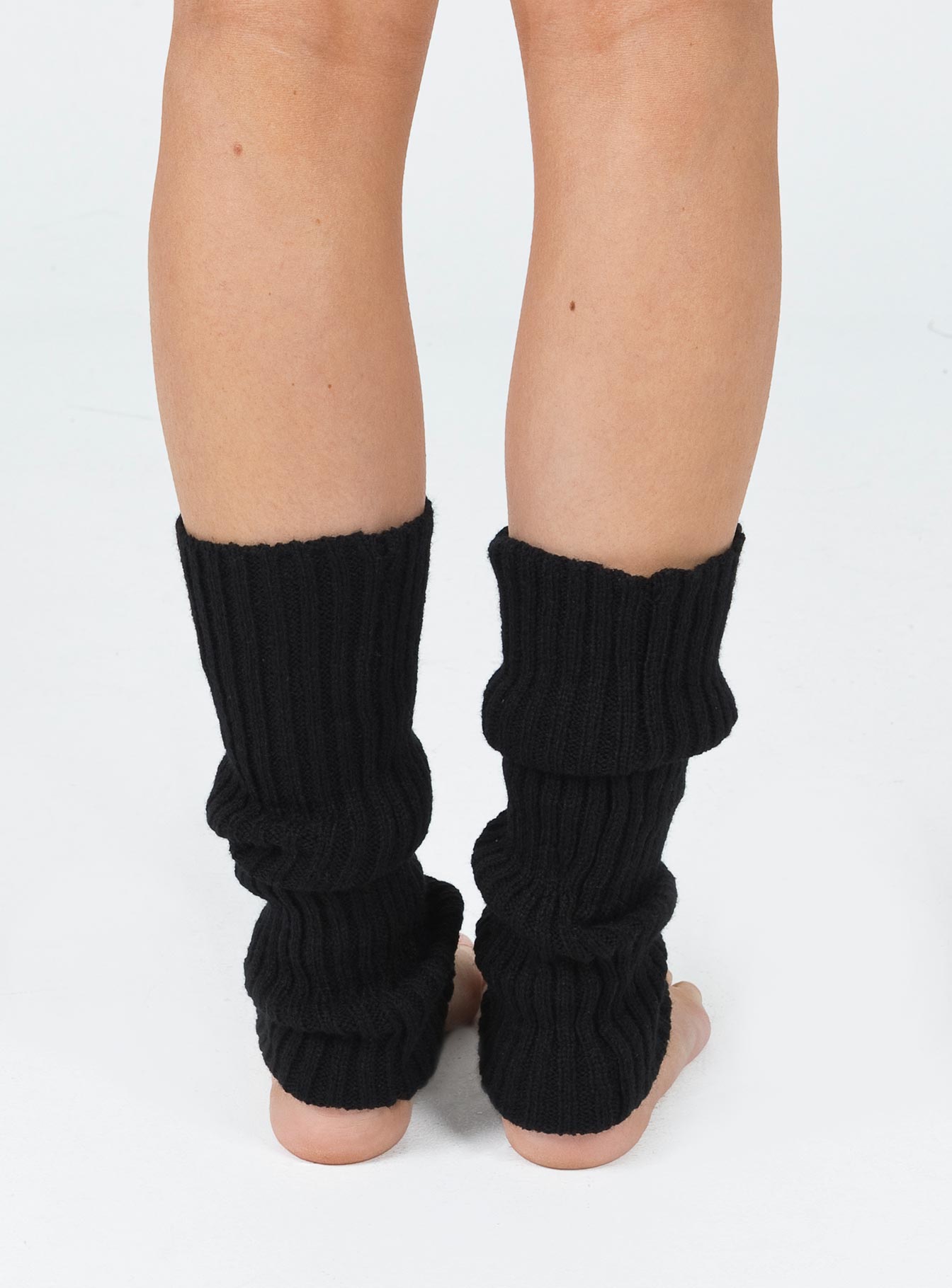 Thayer Legwarmers Black women's socks by Ellevoria