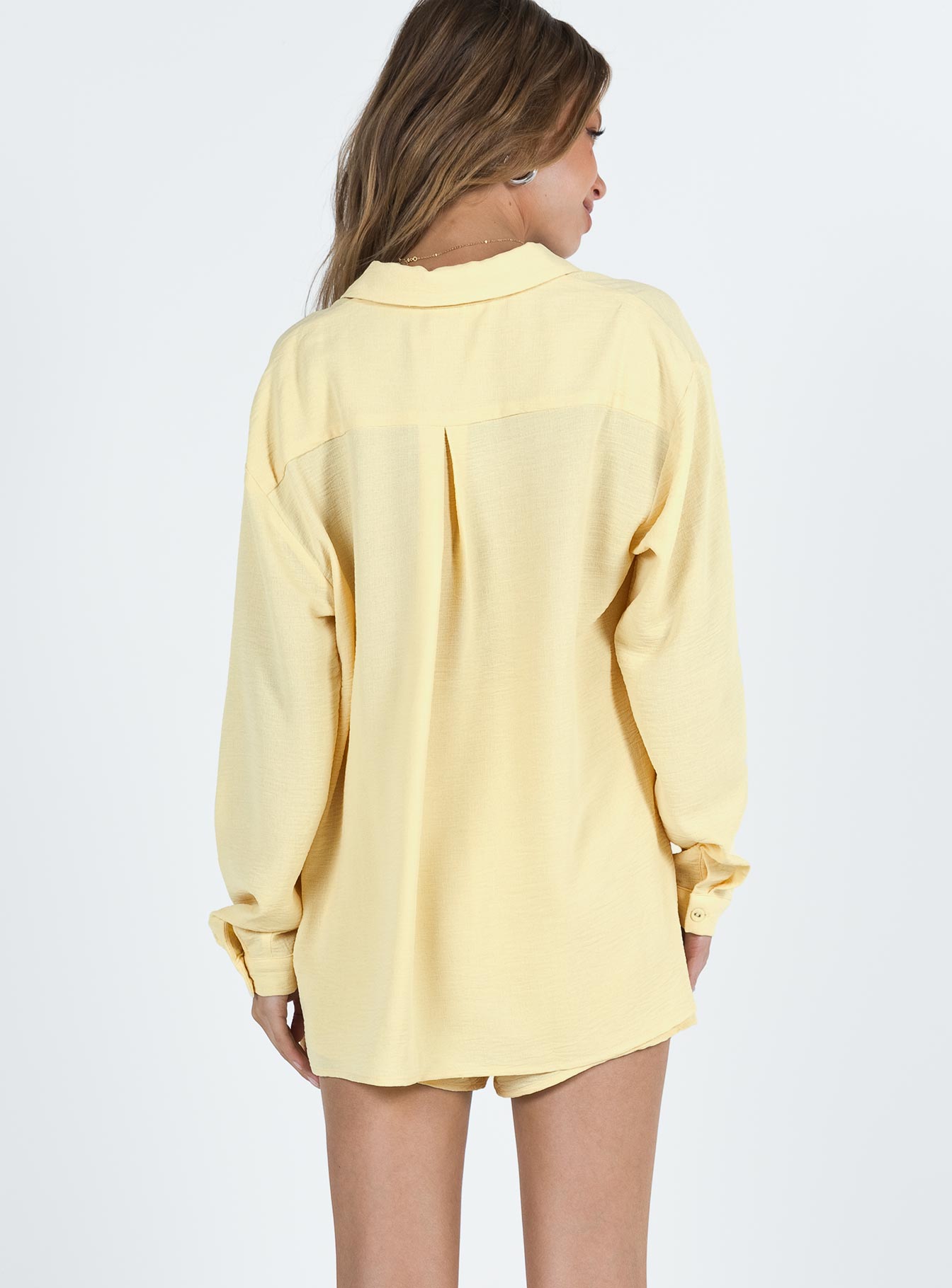 The Chloe Set Yellow - women's shirt by Ellevoria - view 6