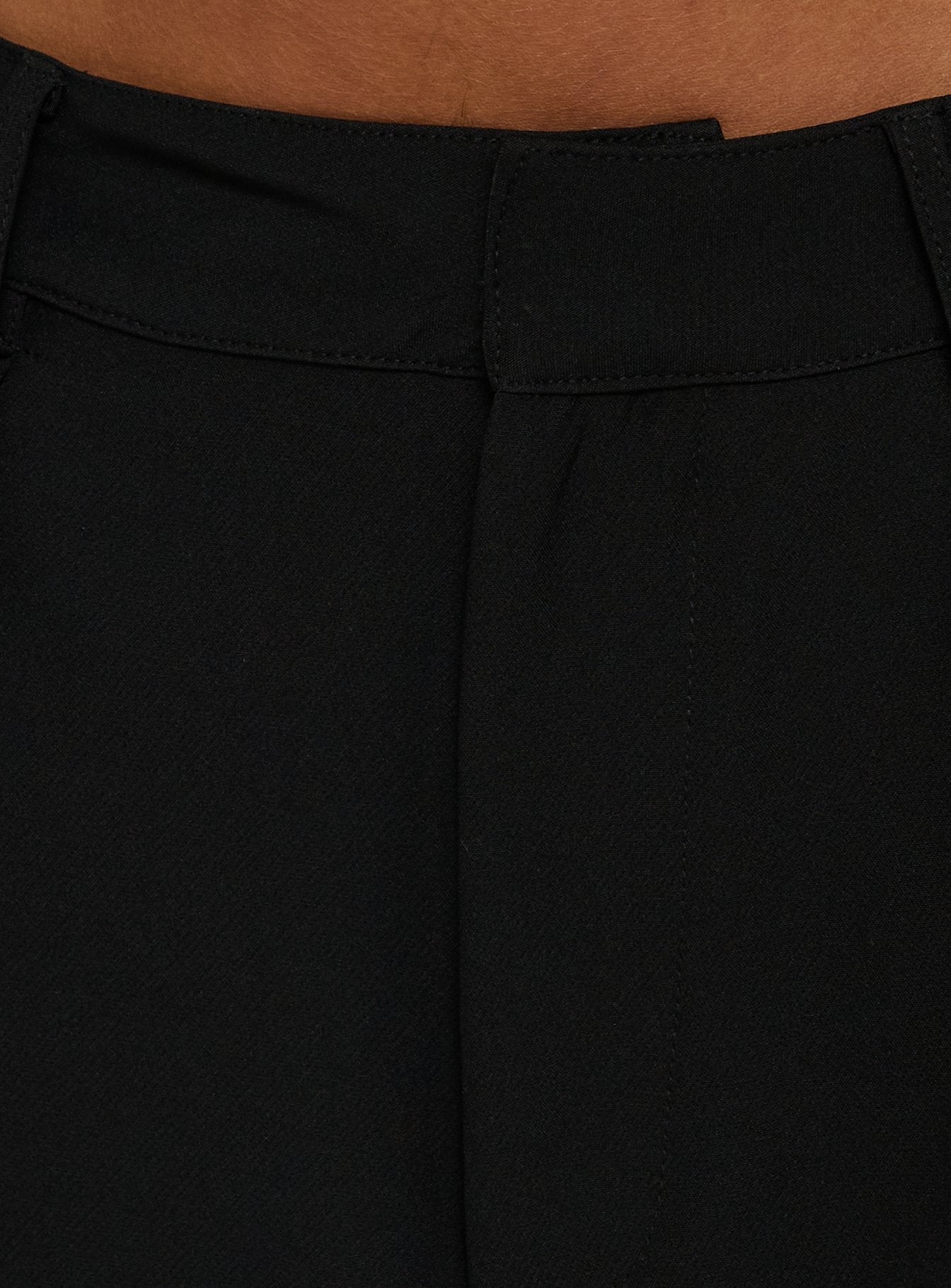 Busy Busy Low Baggy Capri Pant Black - loose fit women's bottoms by Ellevoria