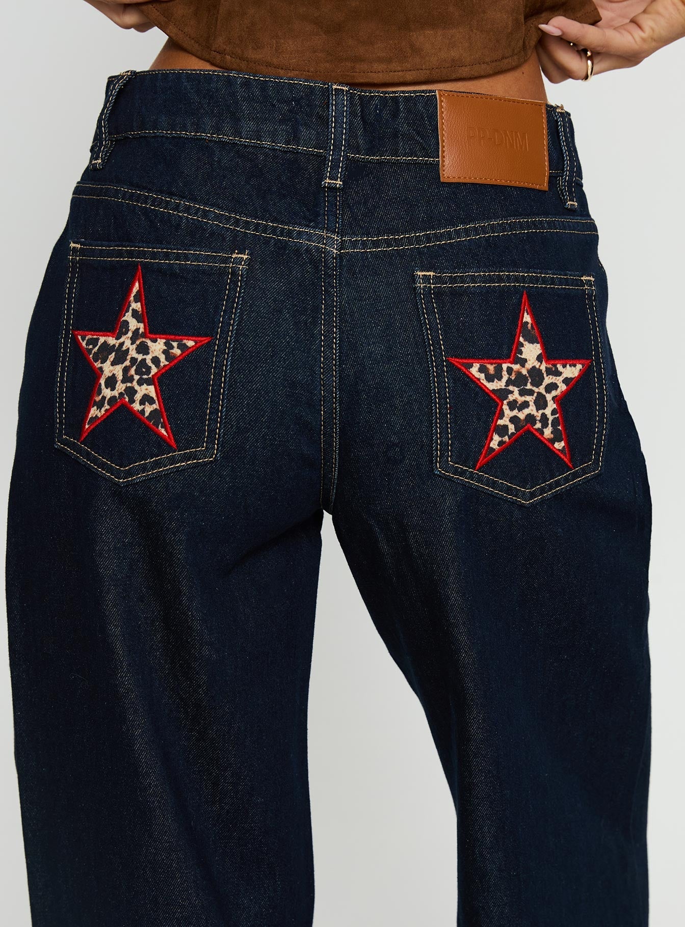 Favourite Reference Mid Rise Straight Leg Jeans Dark Indigo women's denim jeans by Ellevoria