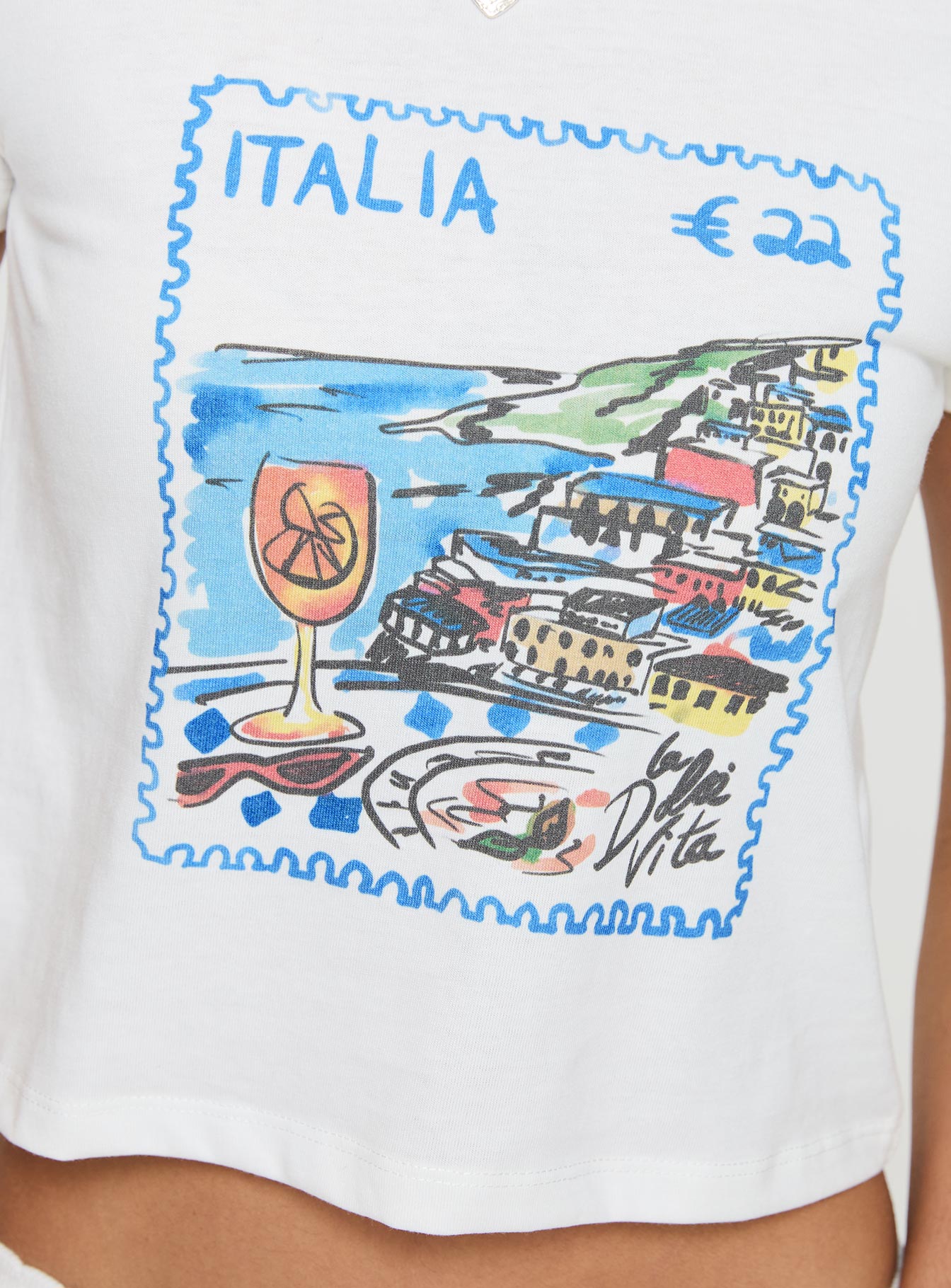 Edenia Tee White - women's top by Ellevoria - view 6