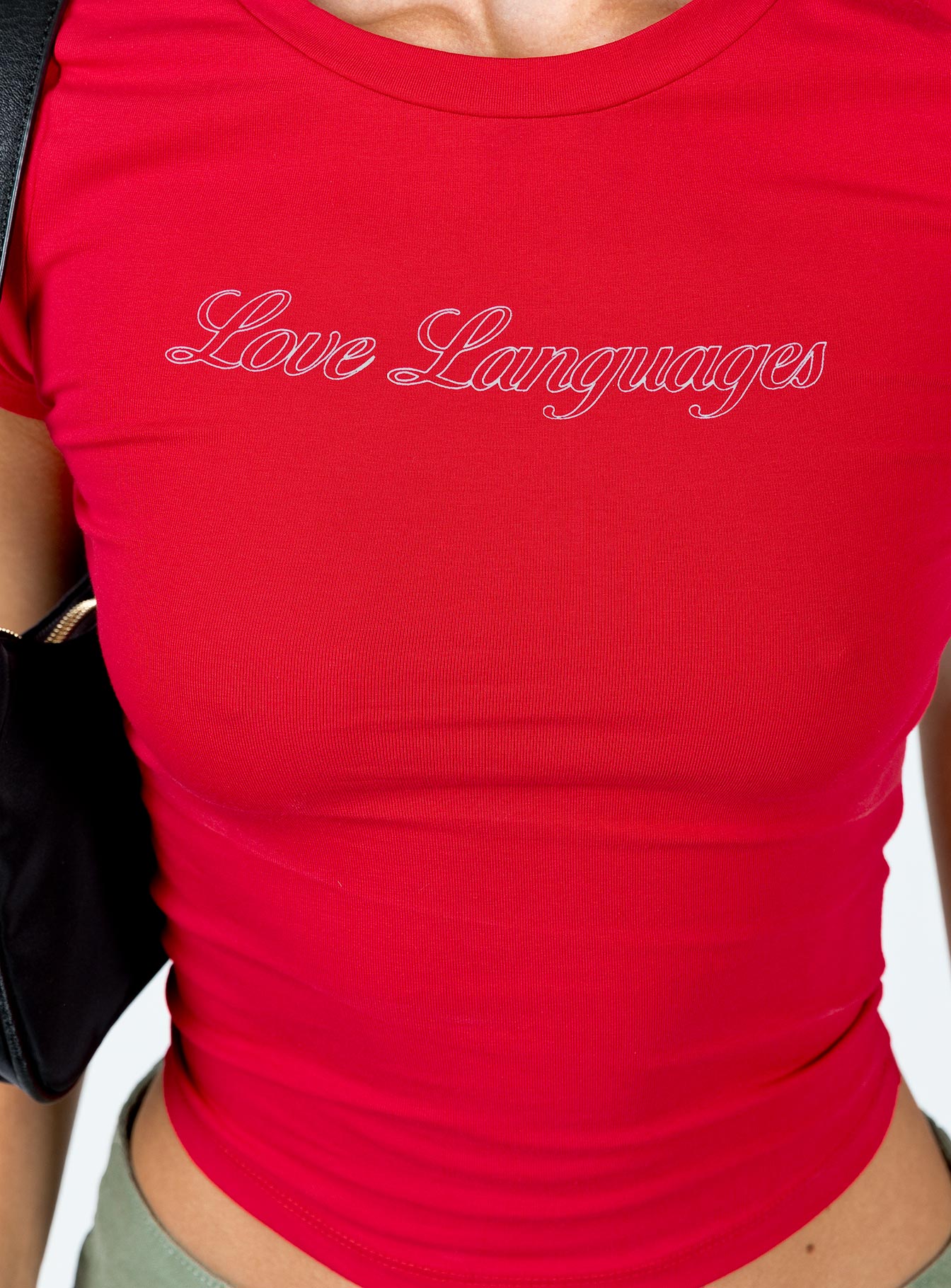 Love Language Tee Red - women's top by Ellevoria - view 7