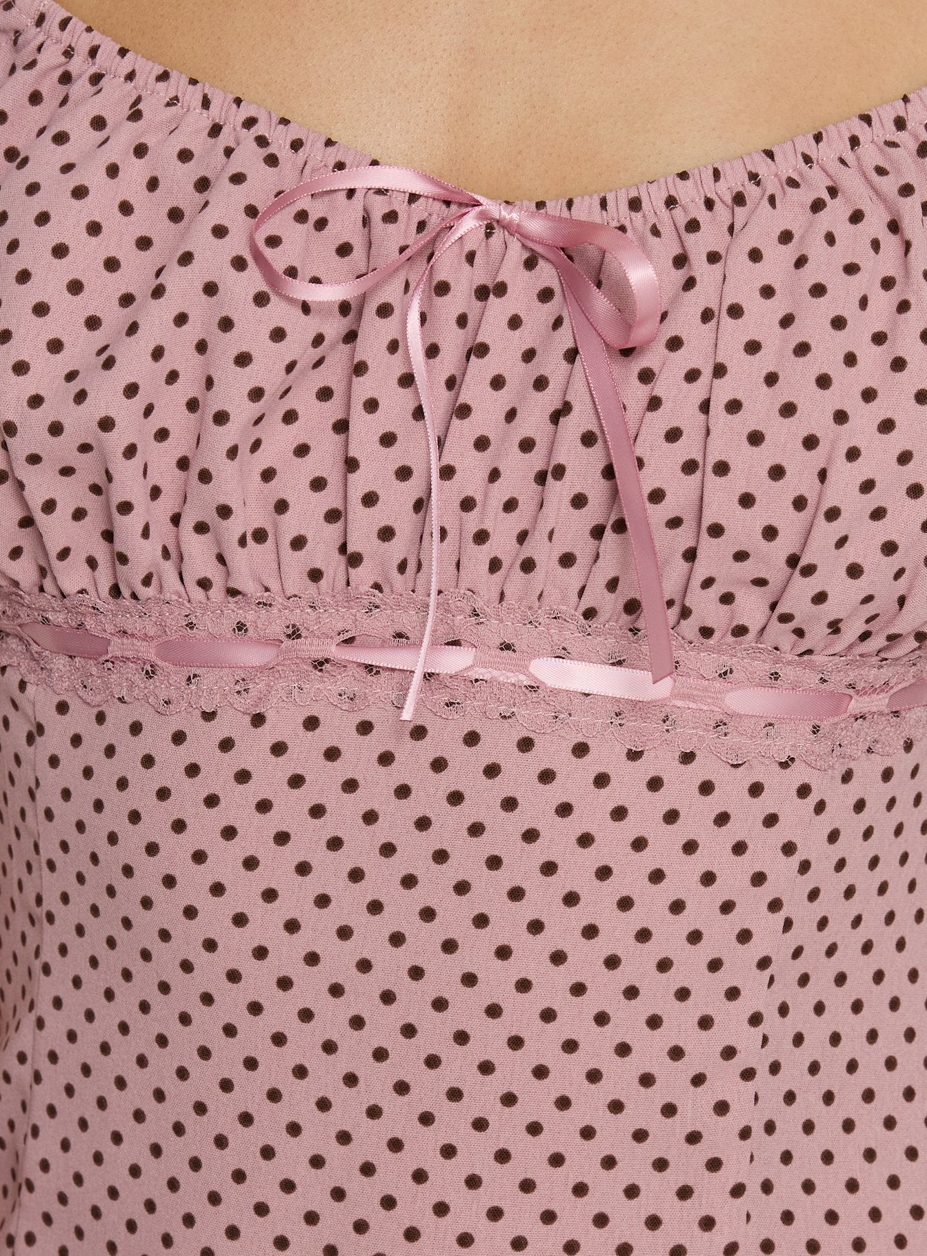 Garconne Top Pink Polka - women's top by Ellevoria - view 5