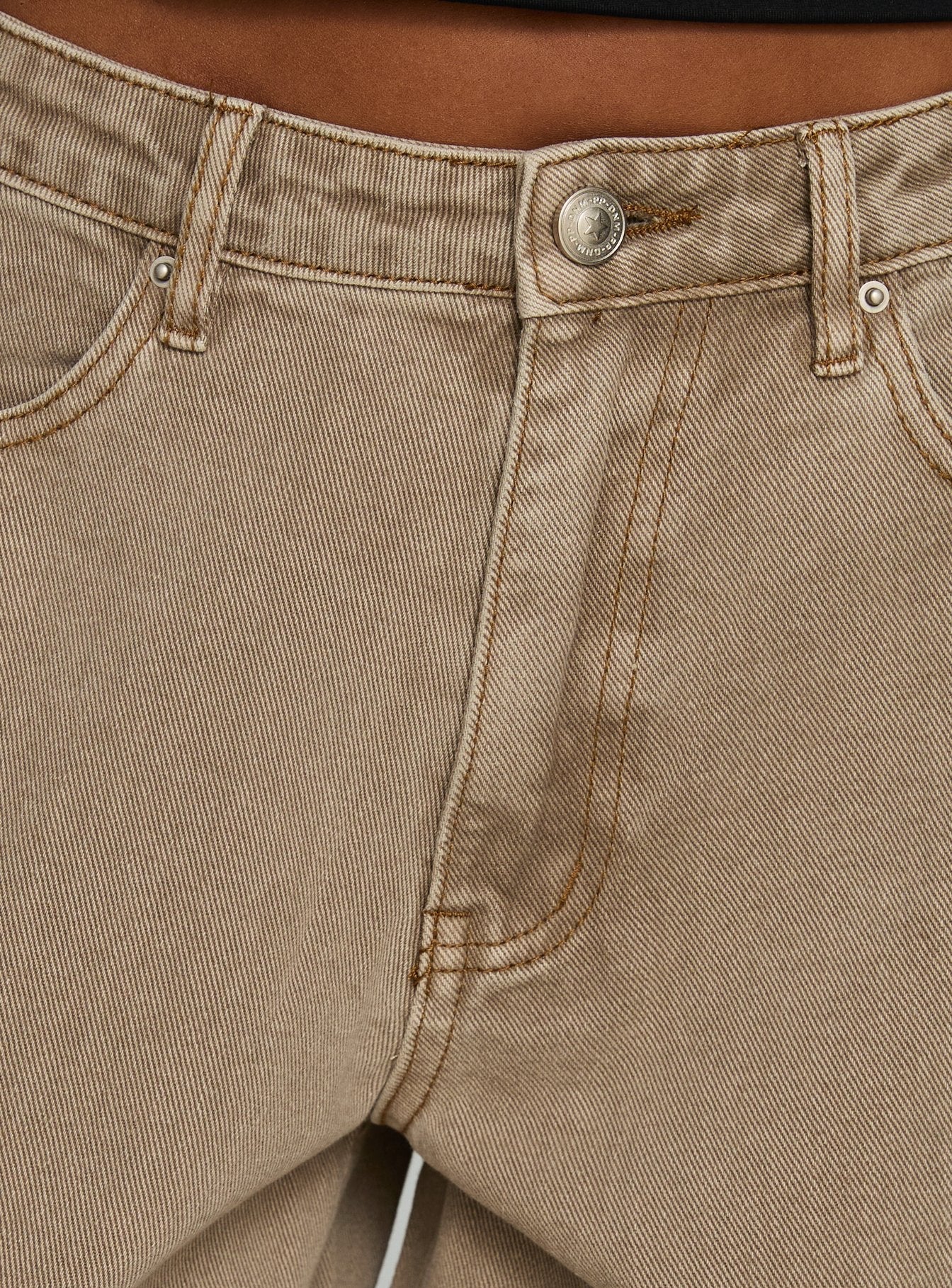 Naylor Mid Rise Wide Leg Jeans Light Brown Wash women's denim jeans by Ellevoria
