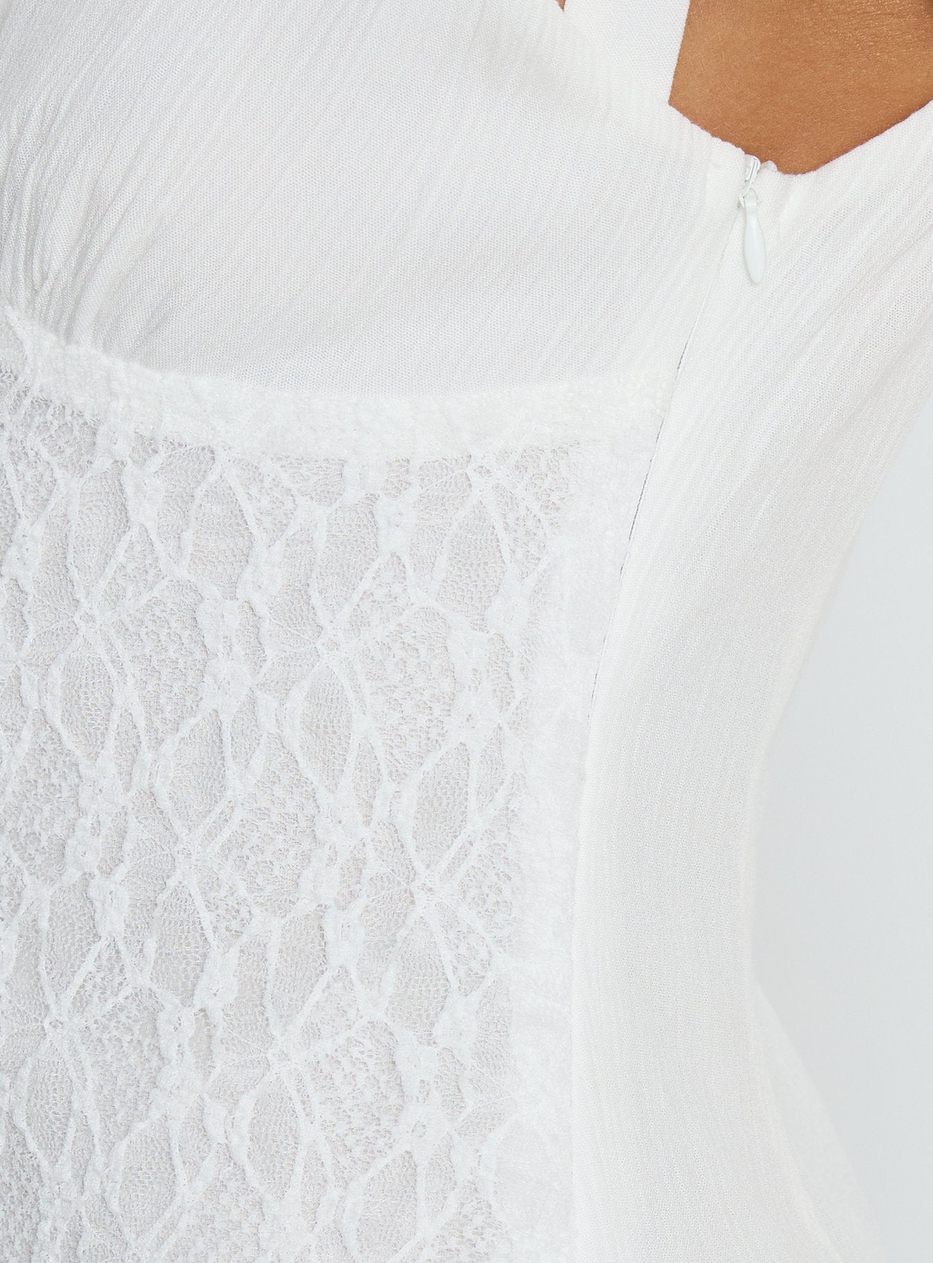 Danira Midi Dress White - women's midi dress by Ellevoria - view 6