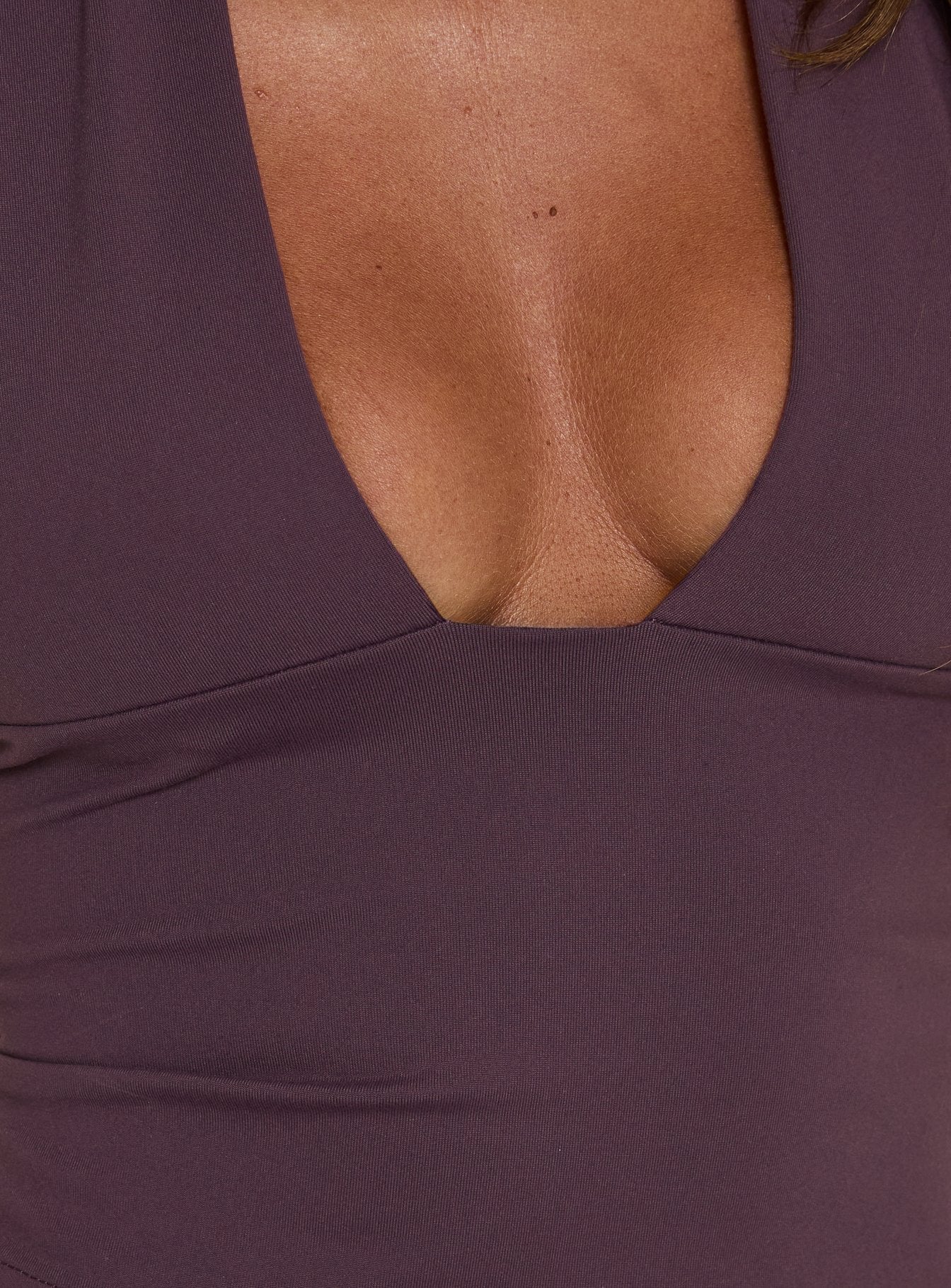 Daily Define Halter Tank Top Aubergine - women's top by Ellevoria - view 6