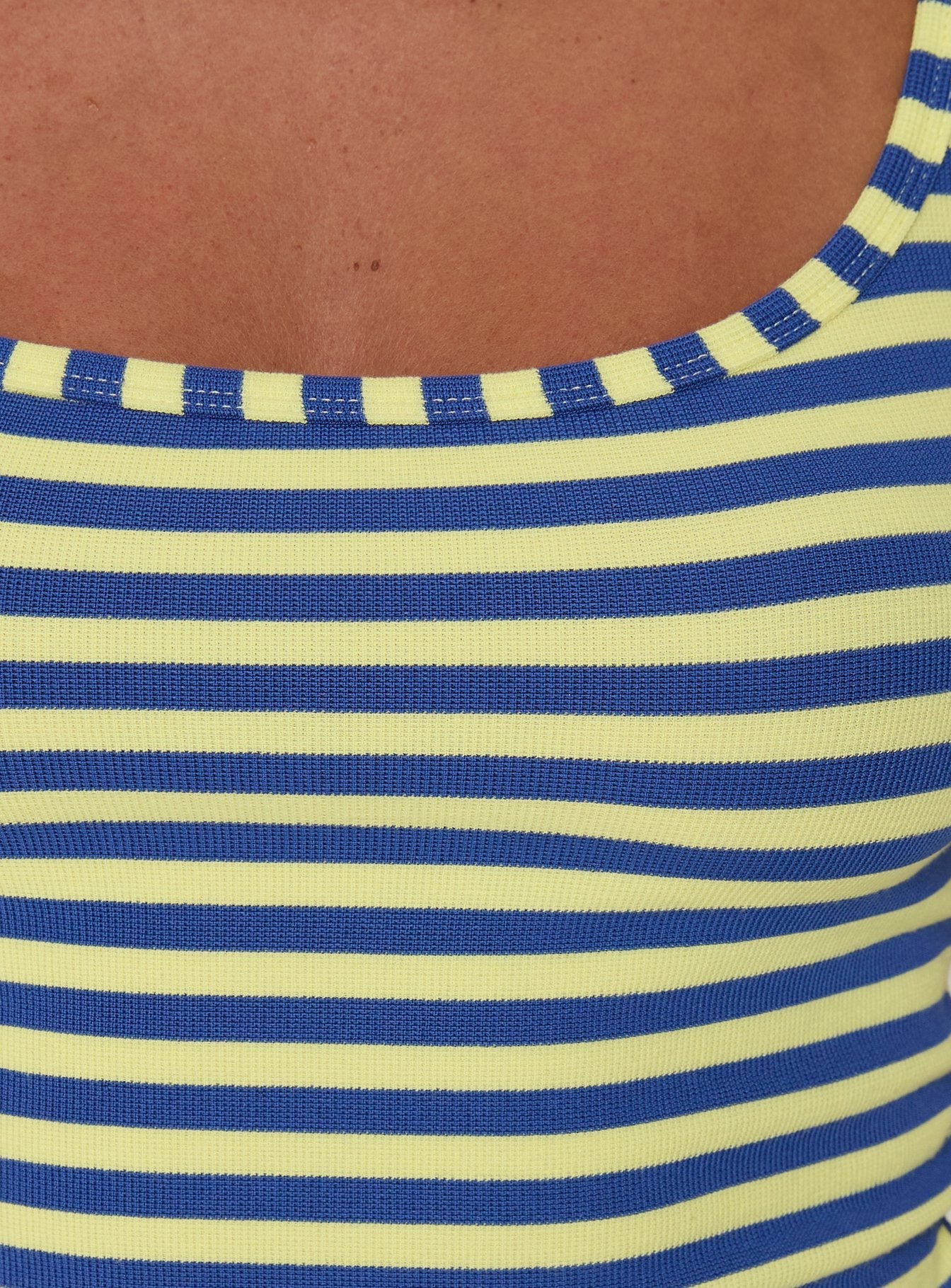 Arivelle Tank Top Blue / Yellow Stripe - women's top by Ellevoria - view 6