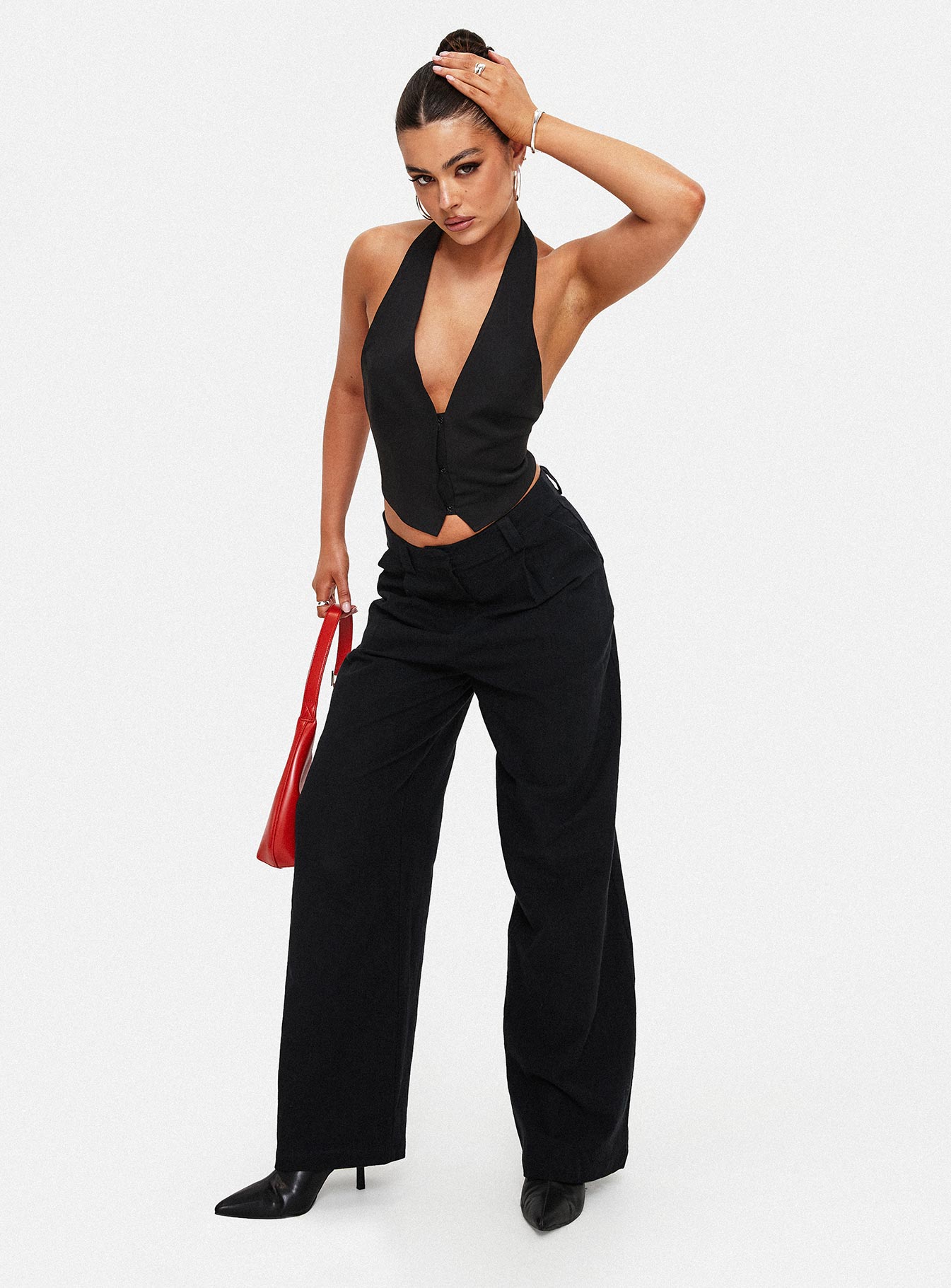 Je Suis Pants Black women's pant set by Ellevoria