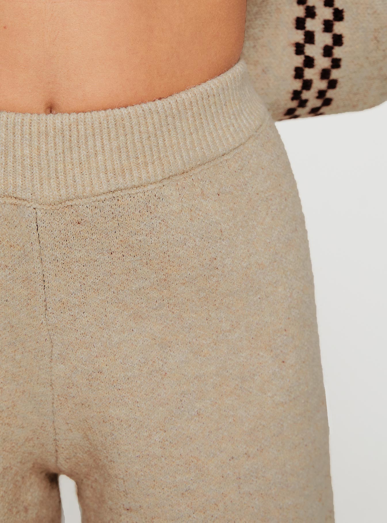 Anok Star Pants Brown / Cream women's pant set by Ellevoria
