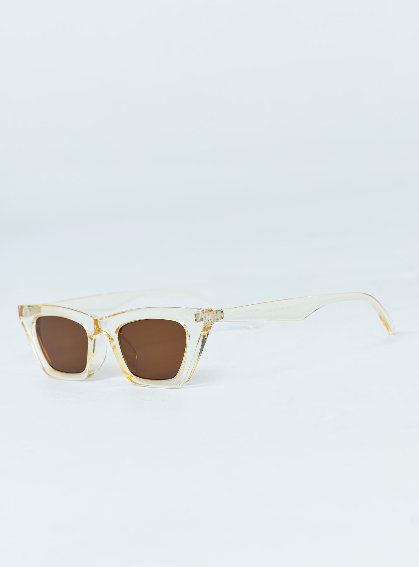 The Octavia Sunglasses Clear women's sunglasses by Ellevoria