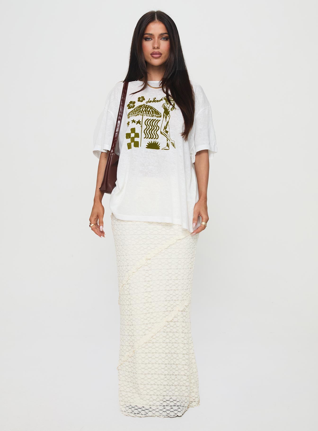 Nozomi Tee White - women's top by Ellevoria - view 7