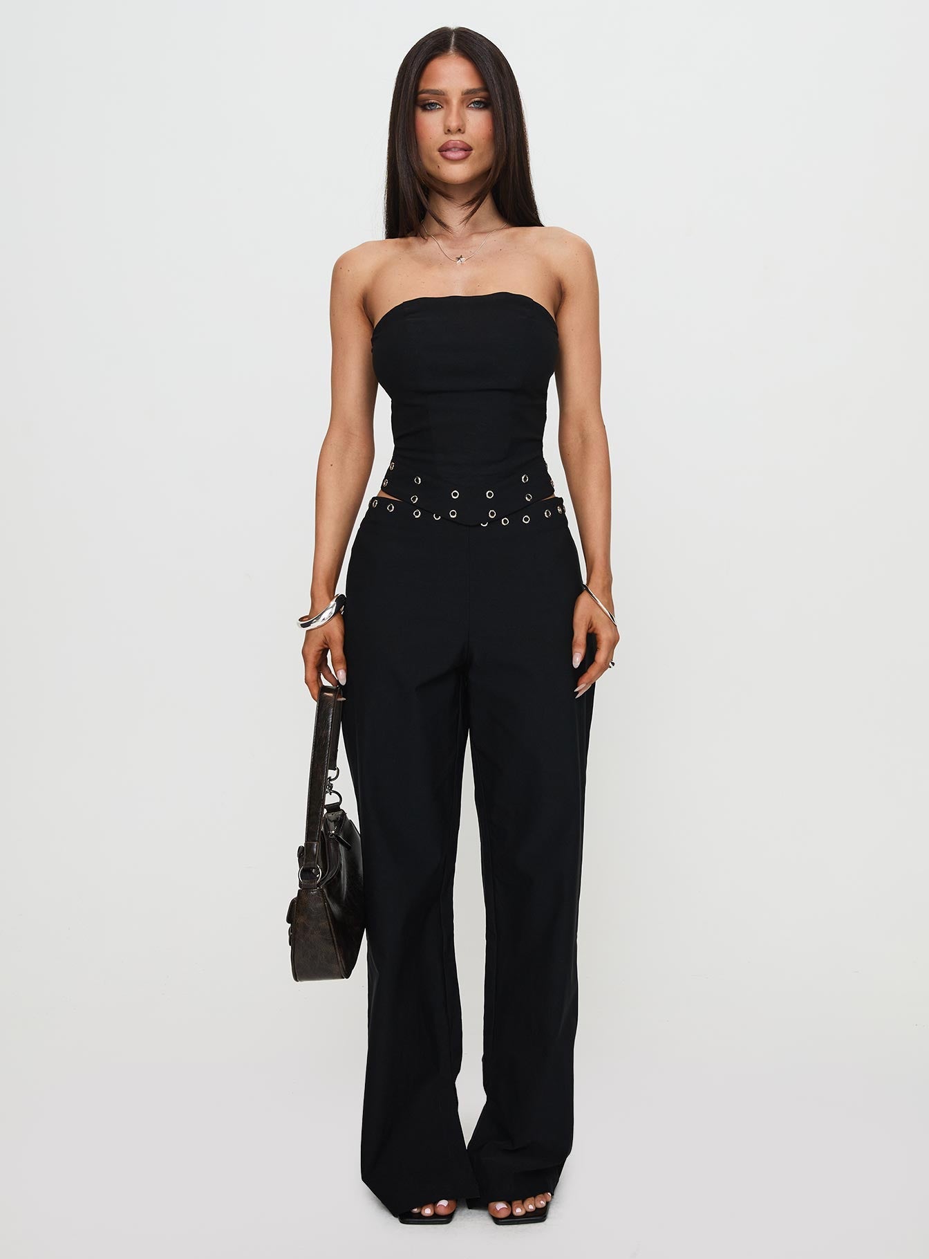 Passionette Pants Black Petite women's pant set by Ellevoria