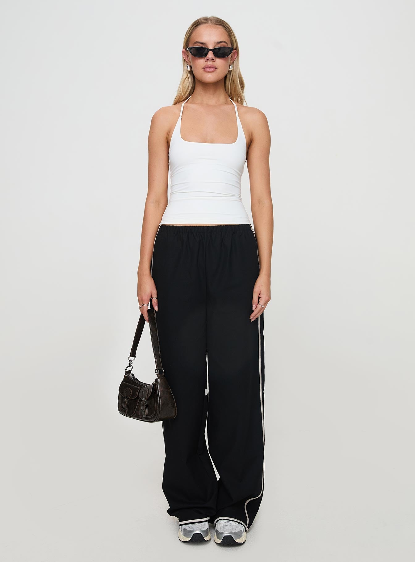 Ezekiel Nylon Top White - women's top by Ellevoria - view 7
