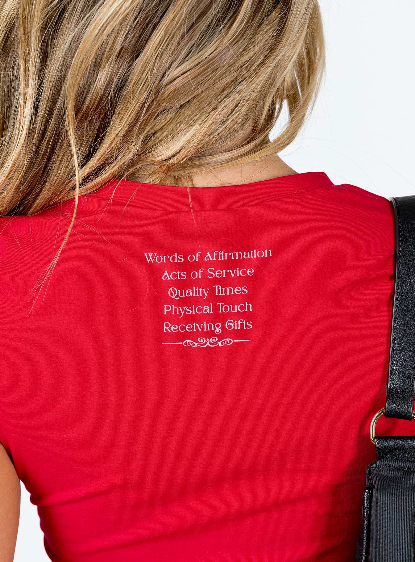 Love Language Tee Red - women's top by Ellevoria - view 9
