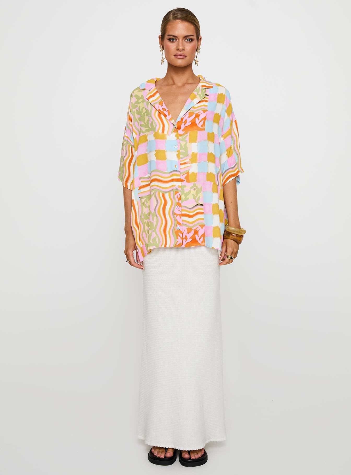 Caraliia Shirt Multi - women's shirt by Ellevoria - view 6