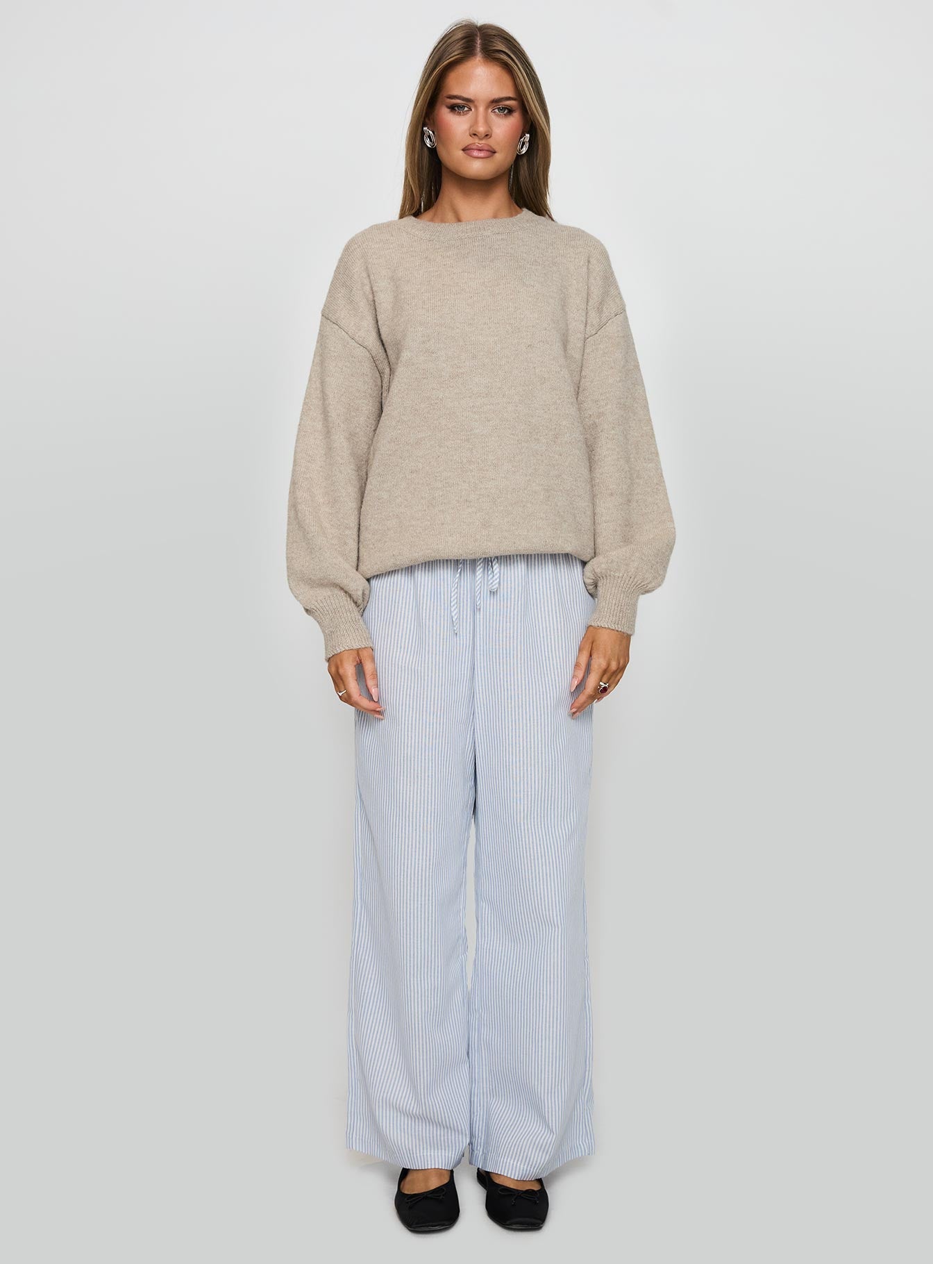 Ryanna Sweater Beige women's sweater by Ellevoria