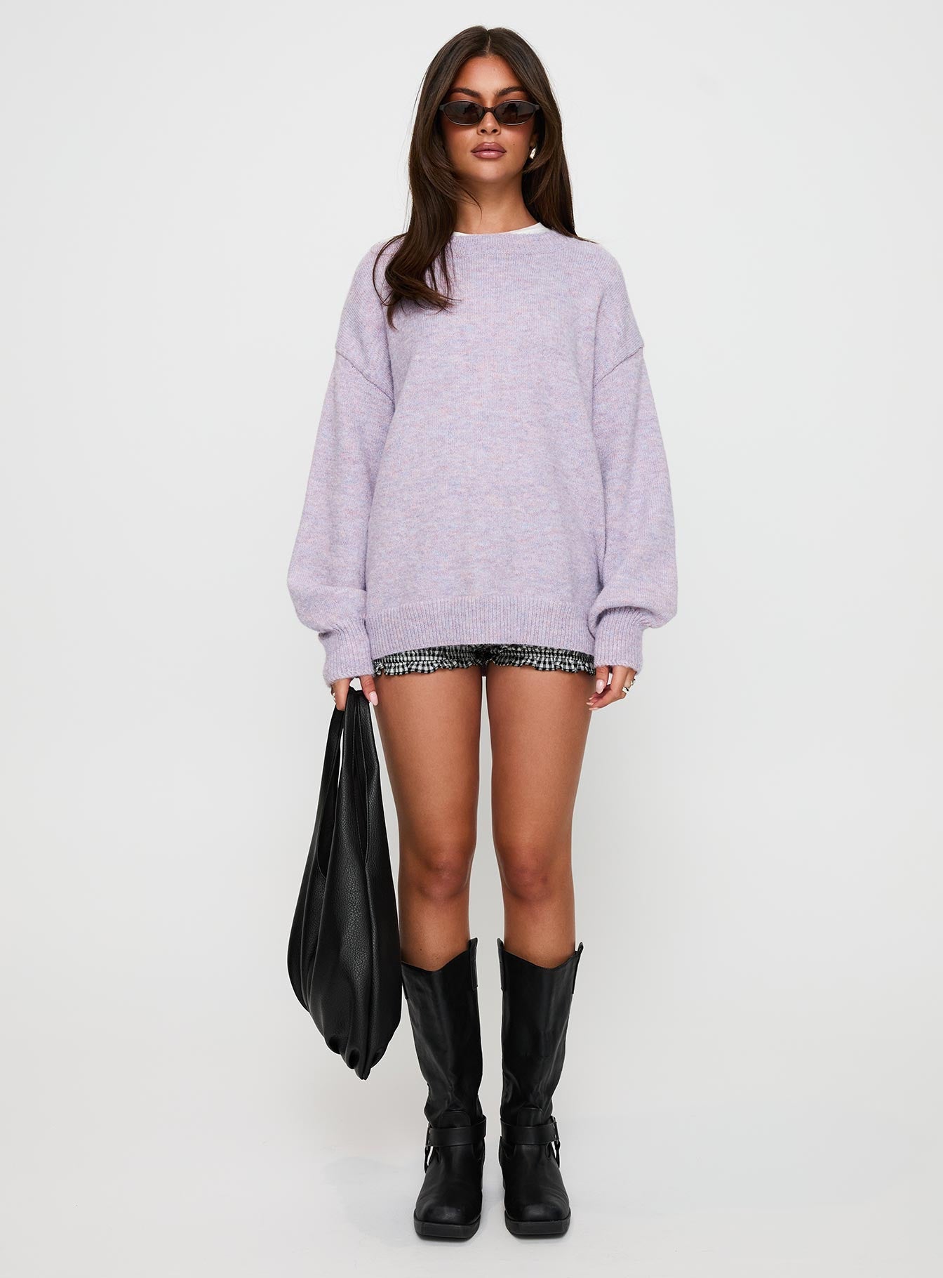 Ryanna Sweater Lilac women's sweater by Ellevoria