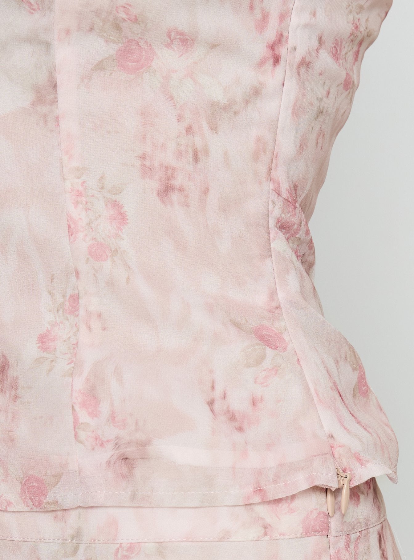 Avaline Lace Trim Blouse Top Pink women's matching set by Ellevoria