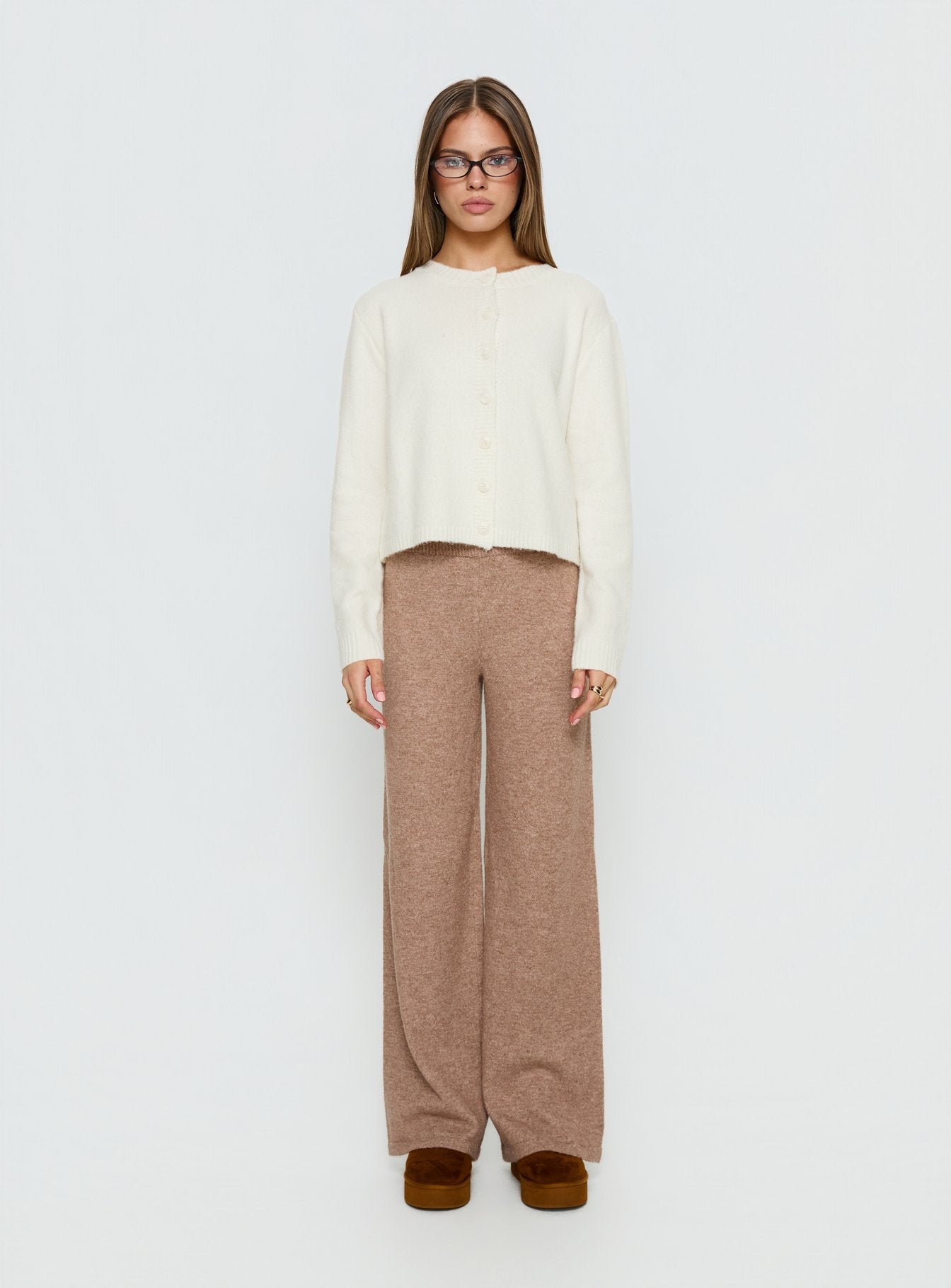 Denmark Cardigan White women's sweater by Ellevoria