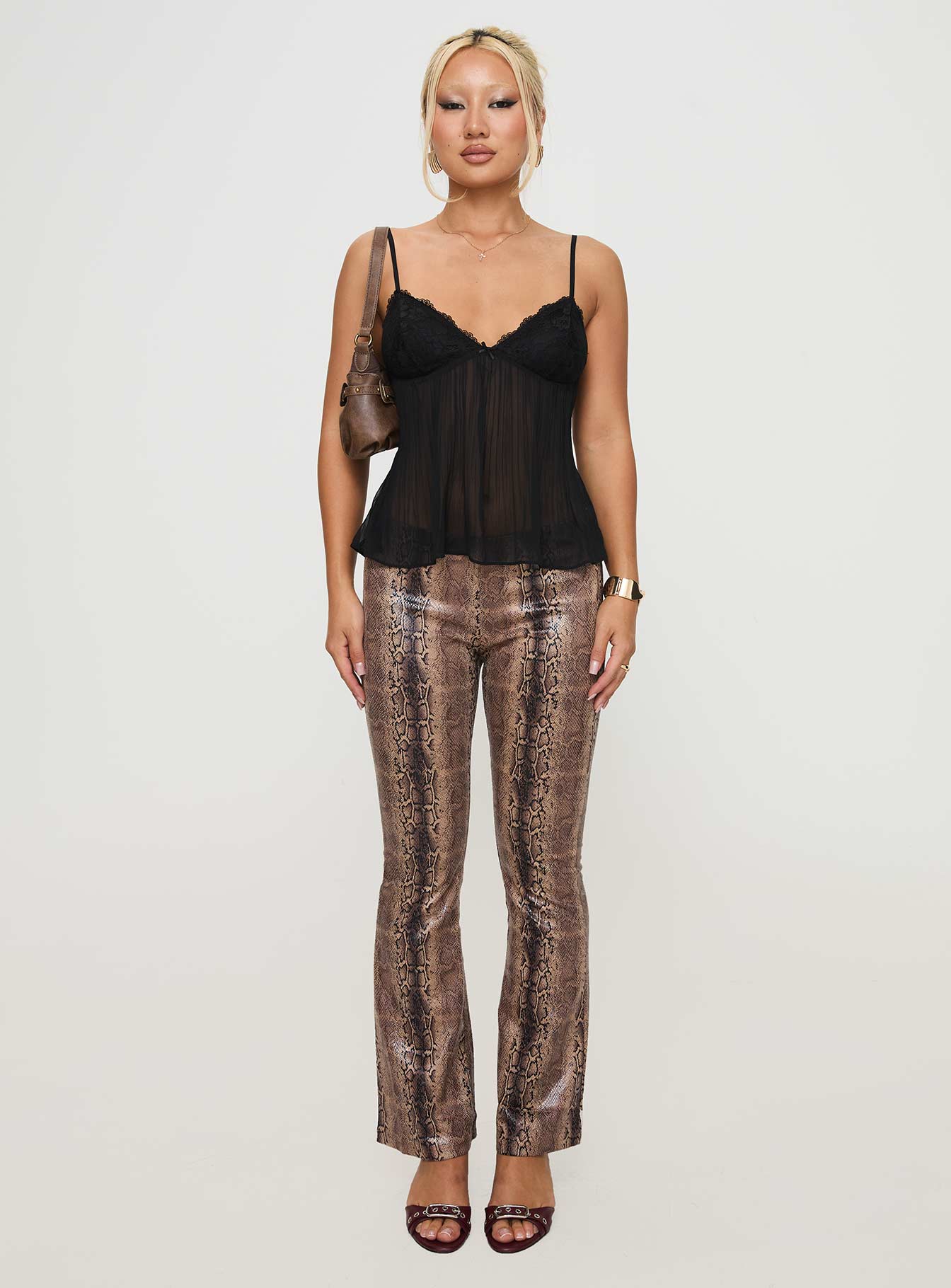 Zami Pleat Top Black - women's top by Ellevoria - view 7