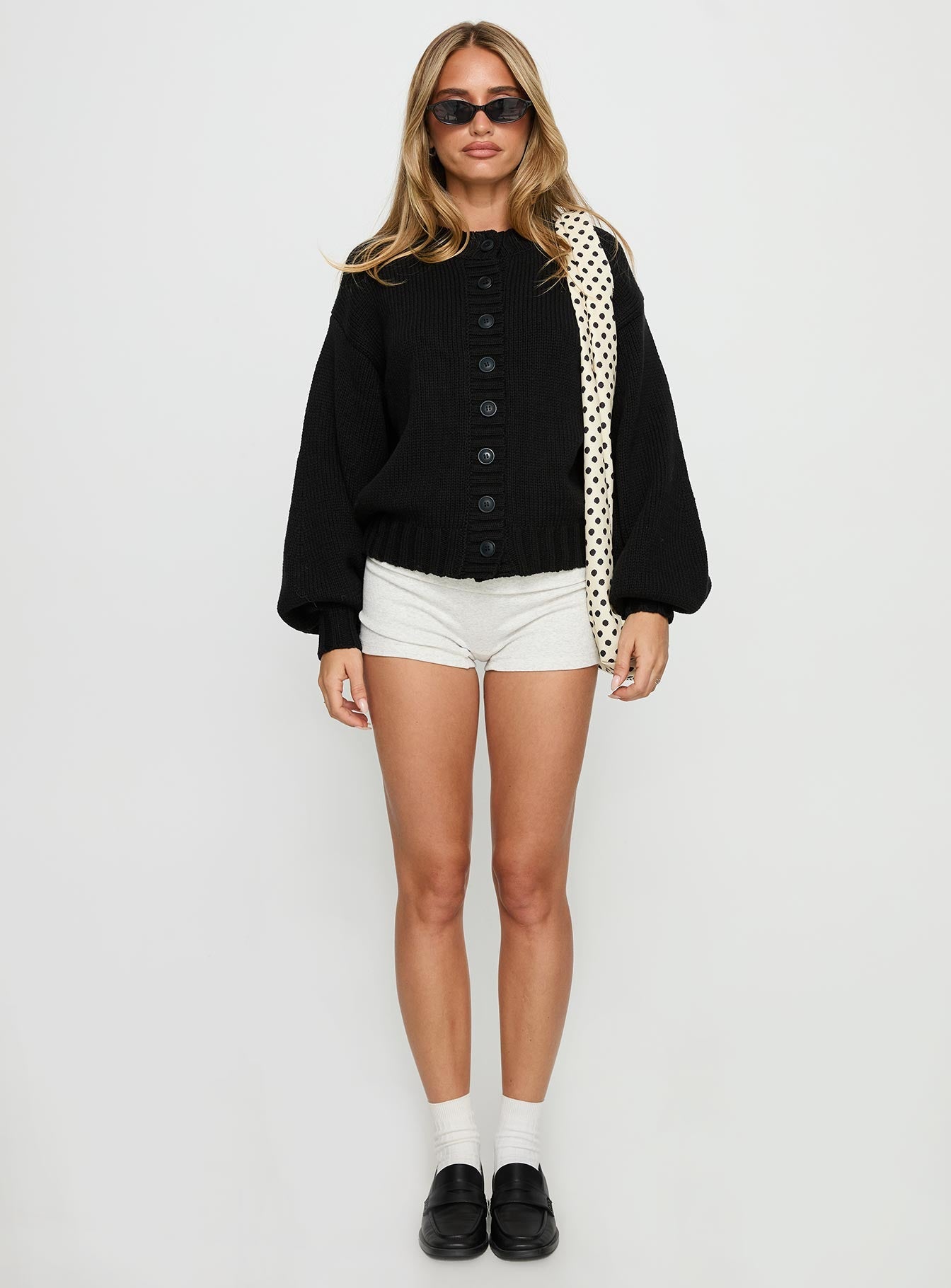 Edern Cardigan Black women's sweater by Ellevoria