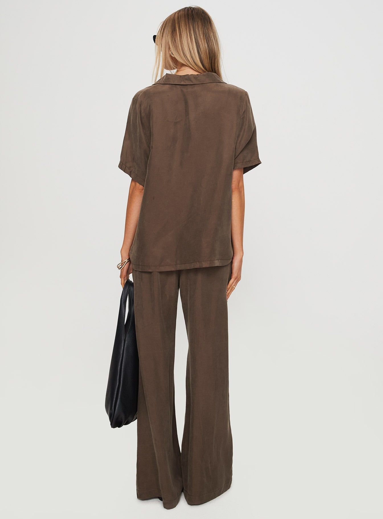 Mahlab Pants Chocoloate women's pant set by Ellevoria