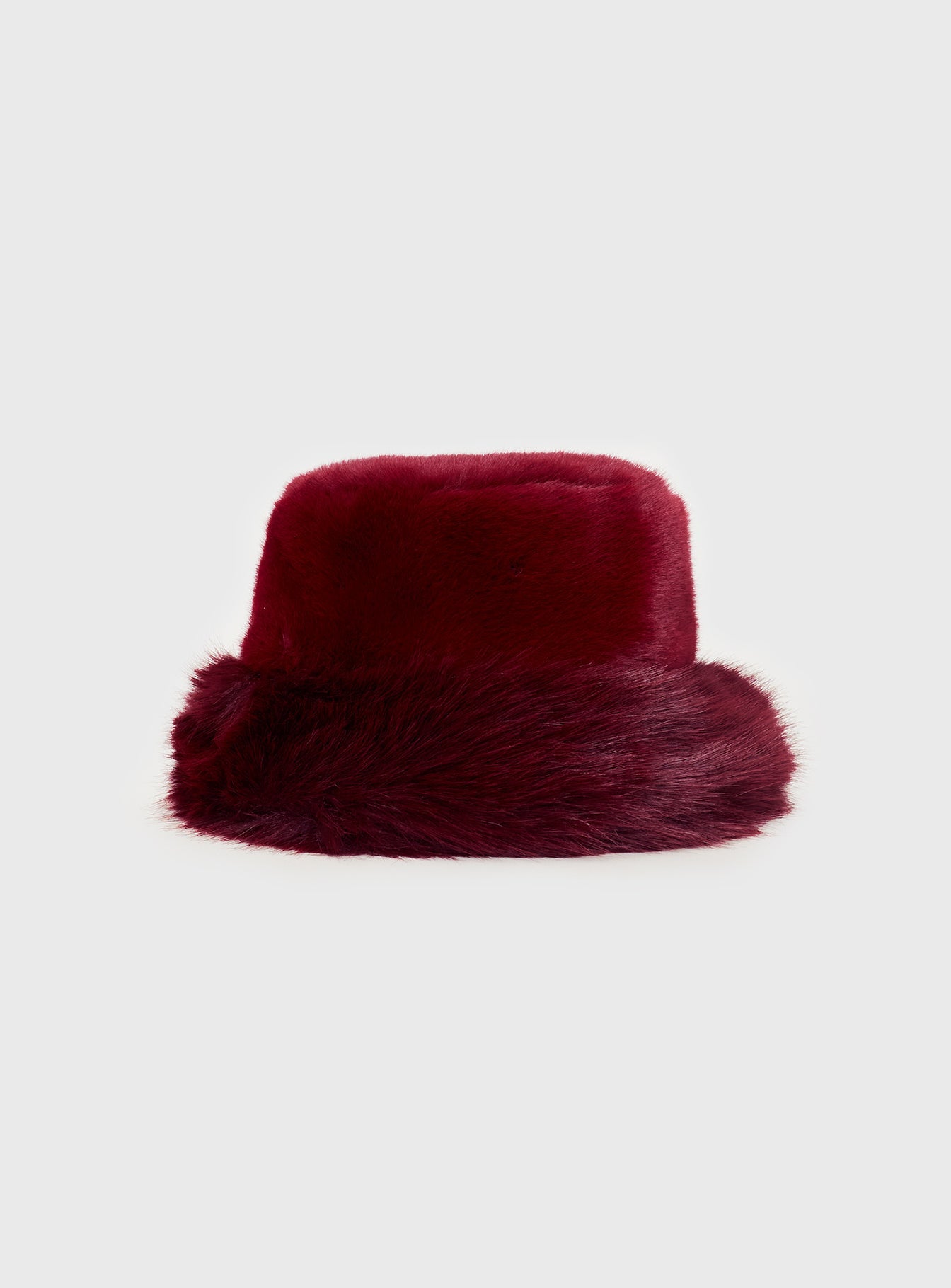 Avaah Fluffy Hat Red women's accessory by Ellevoria