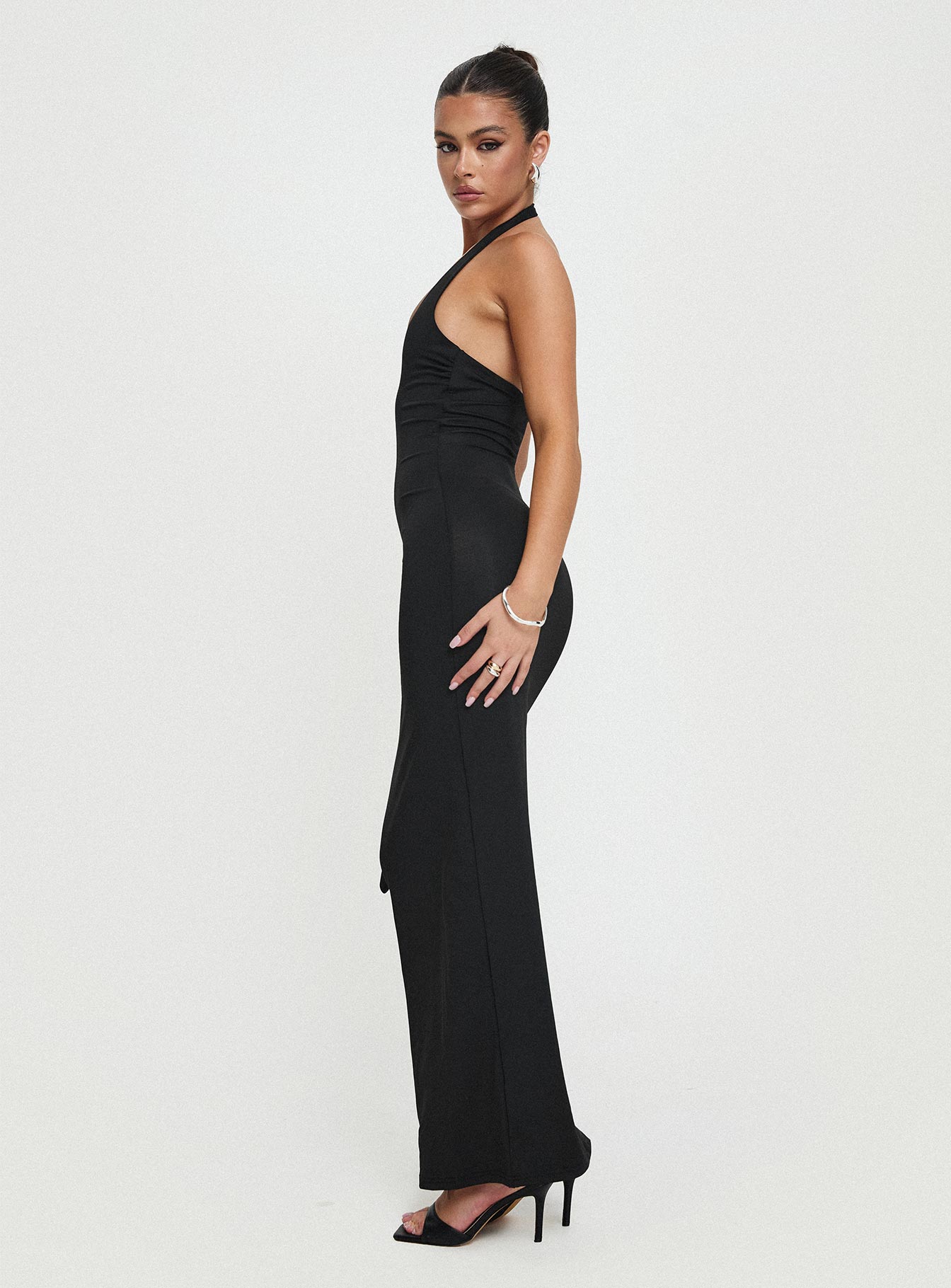 Spicy Maxi Dress Black - women's maxi dress by Ellevoria - view 8