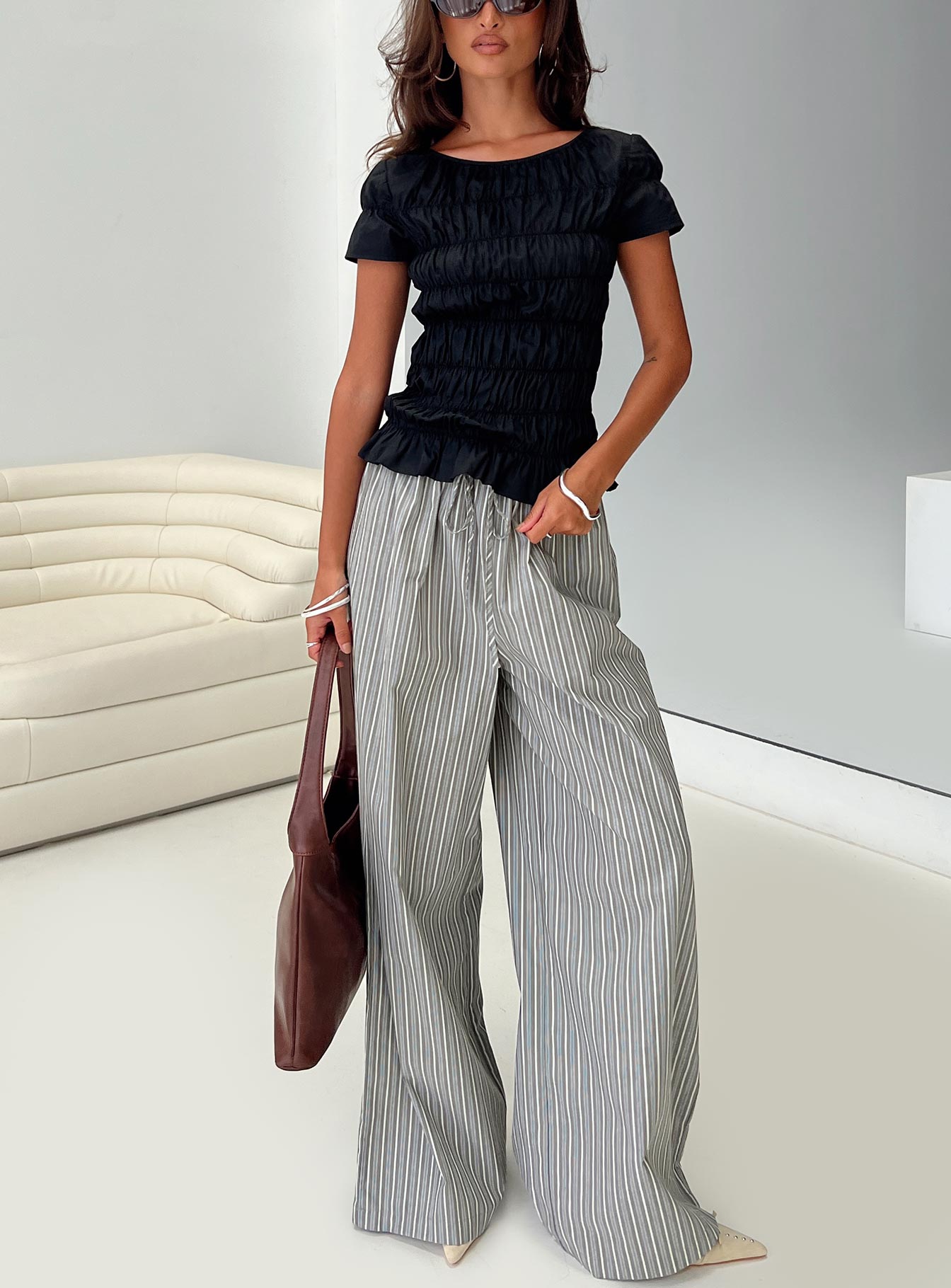 Lucea Pants Multi - loose fit women's bottoms by Ellevoria