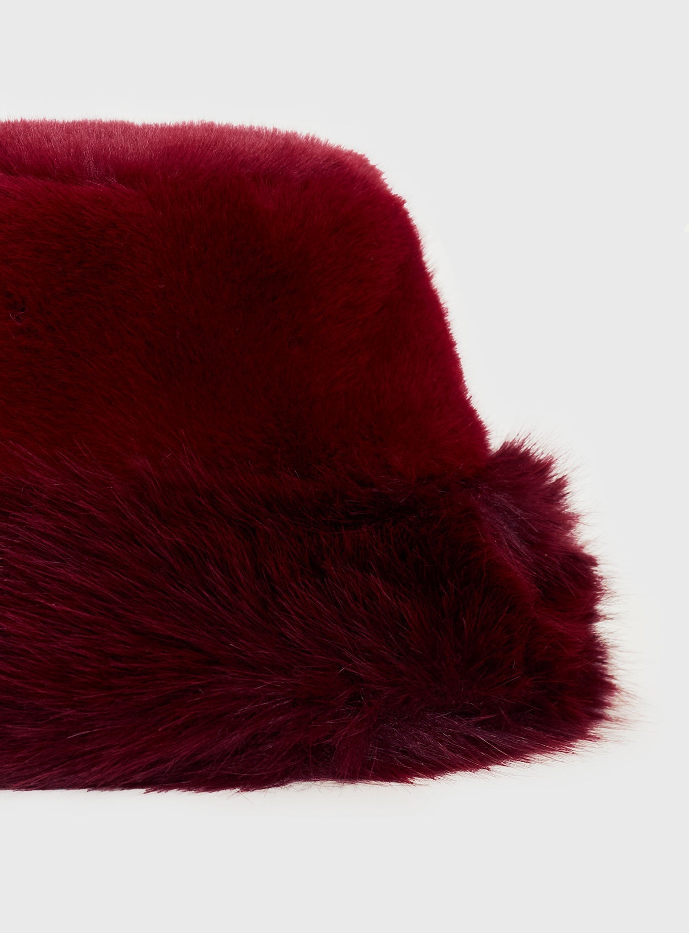 Avaah Fluffy Hat Red women's accessory by Ellevoria