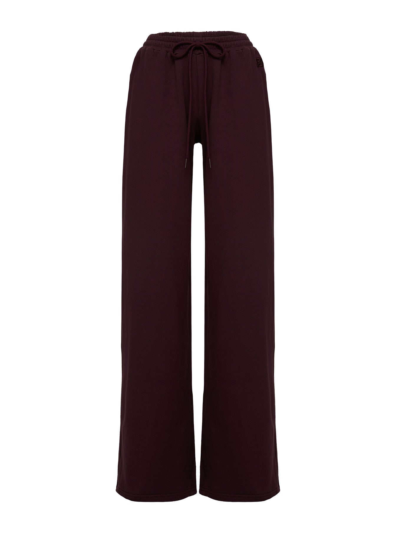 All Day Straight Leg Sweatpants Wine women's pant set by Ellevoria