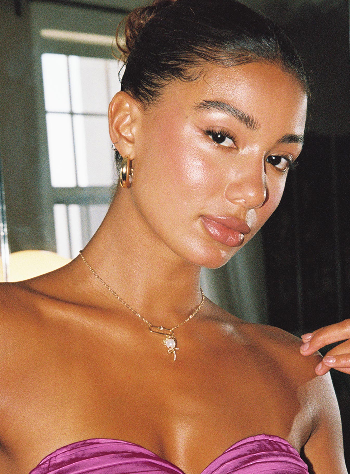 Attachment Necklace Gold women's necklace by Ellevoria