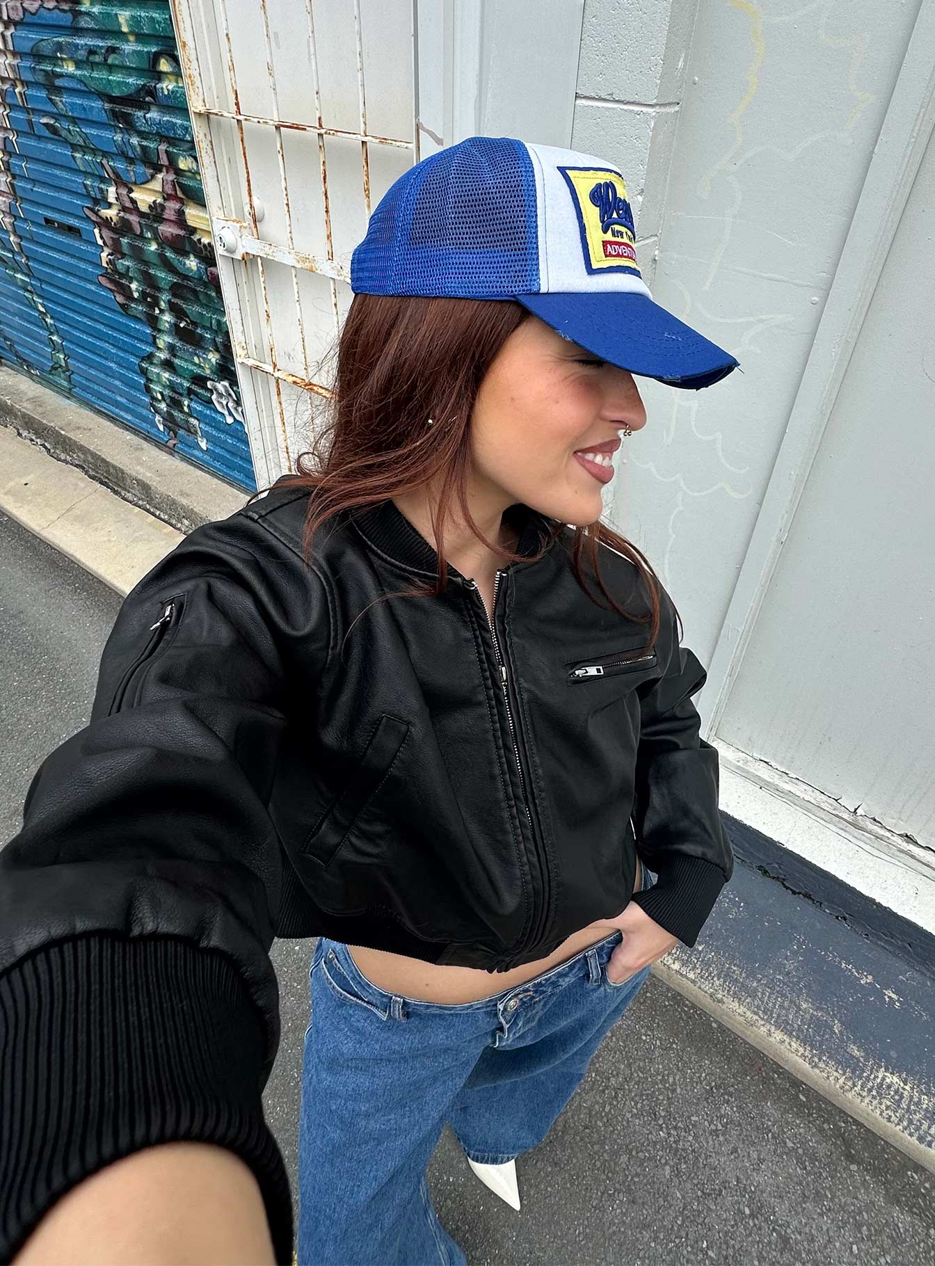 Adventures Trucker Hat Blue women's accessory by Ellevoria