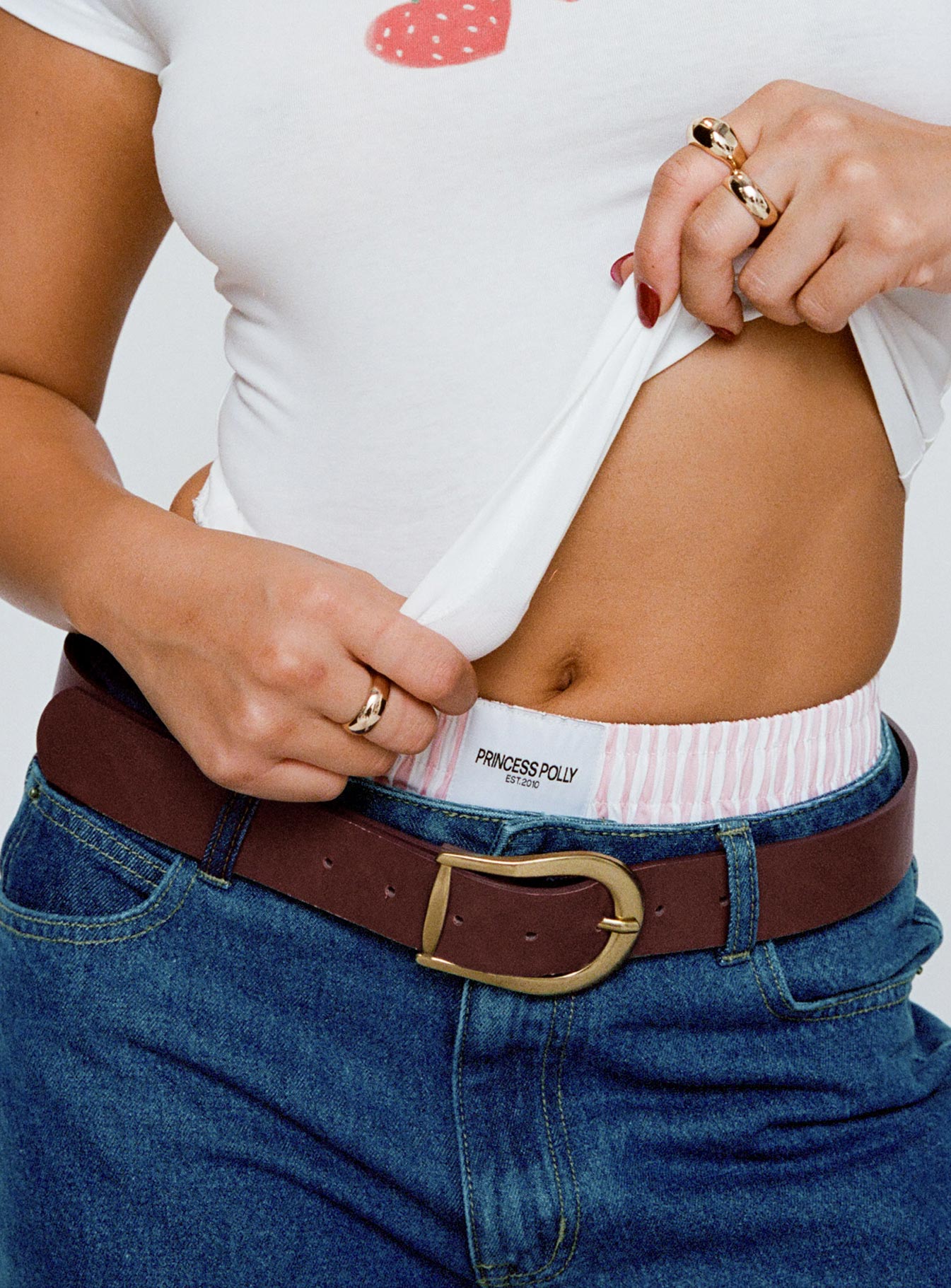 Breslin Belt Brown women's belt by Ellevoria