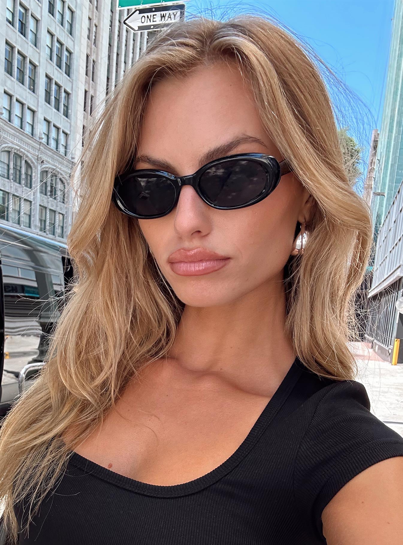 Cassianer Sunglasses Black women's sunglasses by Ellevoria