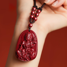 Authentic Cinnabar Zodiac Guardian Buddha Pendants