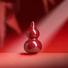 Cinnabar Gourd Pendant Necklace