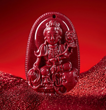 Authentic Cinnabar Zodiac Guardian Buddha Pendants