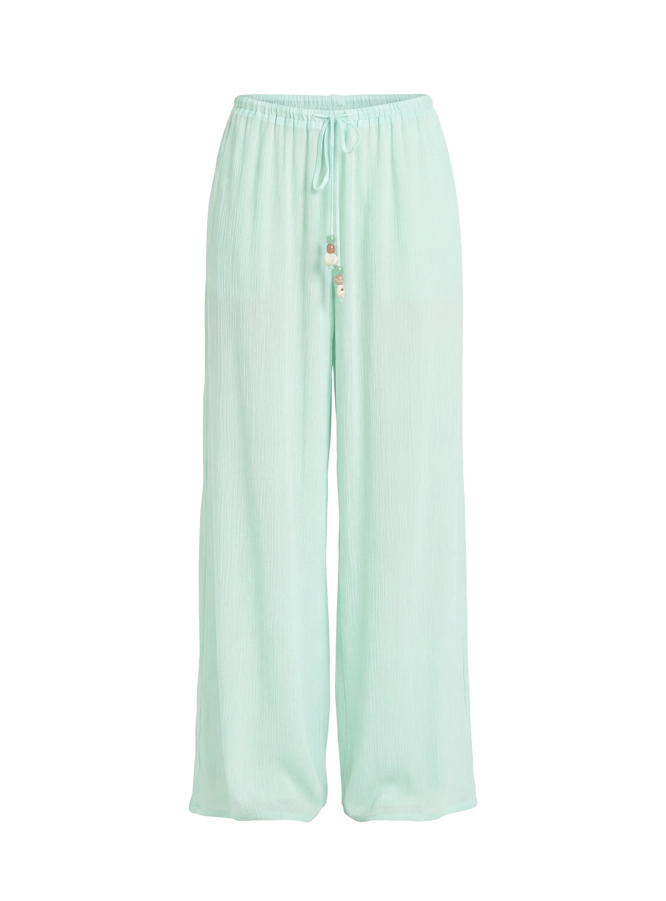 Distinction Chiffon Pants Aqua women's pant set by Ellevoria