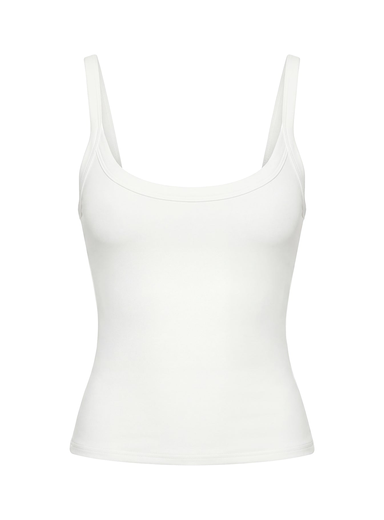 Kasper Cinched Longline Tank Top White - women's top by Ellevoria - view 15