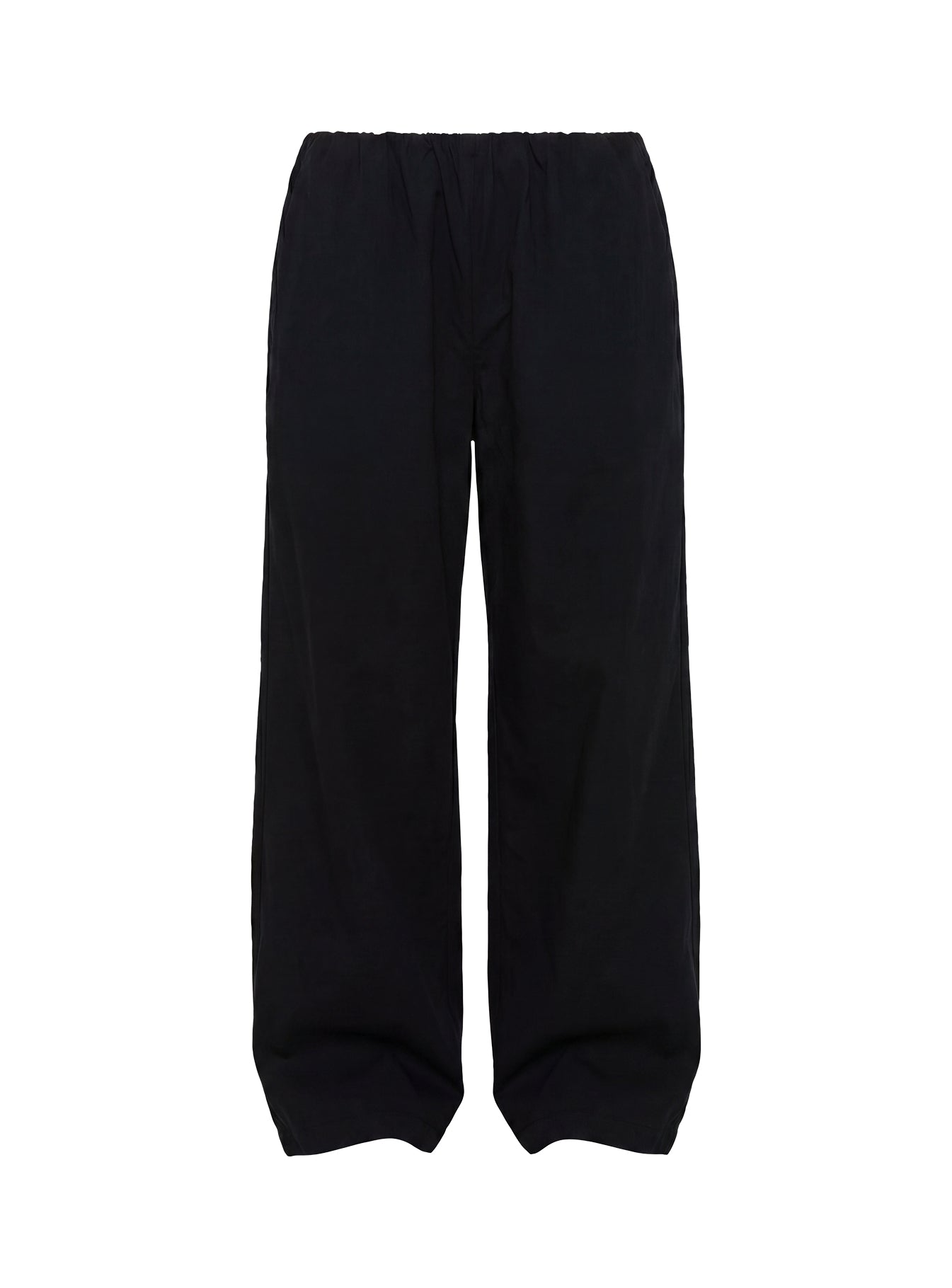 Lunea Concealed Waistband Pants Black - loose fit women's bottoms by Ellevoria