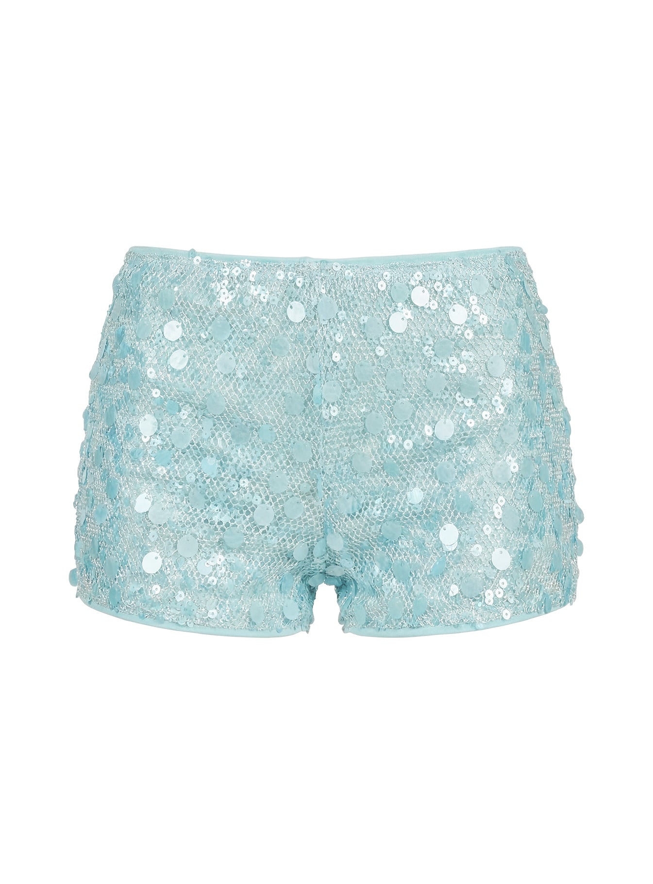 Views Of Capri Micro Shorts Blue women's two piece set by Ellevoria