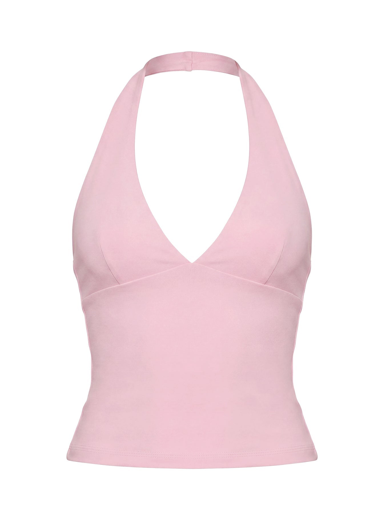 Habitual Active Longline Plunge Neck Tank Top Pink - women's top by Ellevoria - view 10