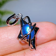 Copper Silver Plated Crystal Pendant